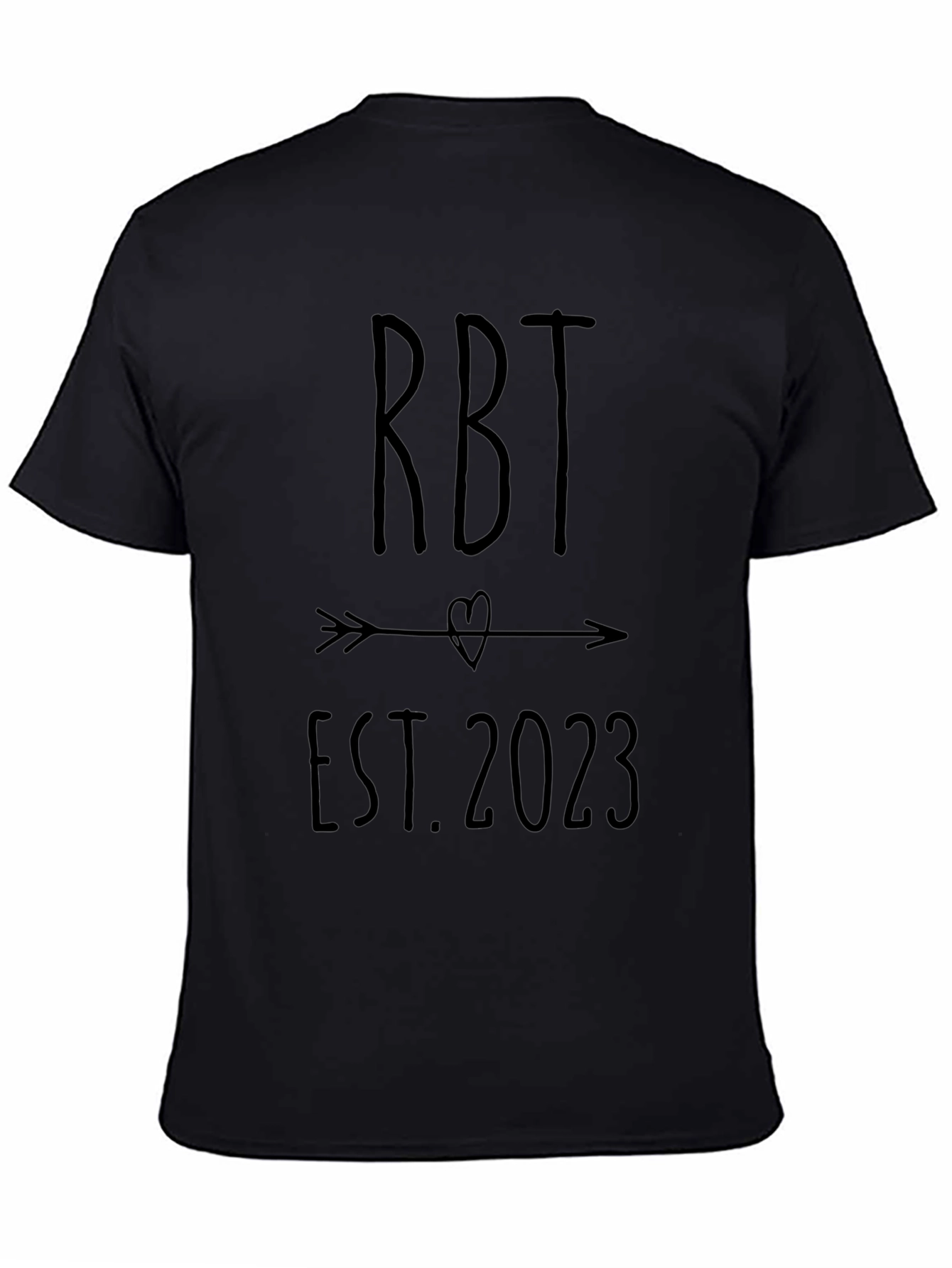 Black RBT Est. 2023 Graphic Tee - Black view 4