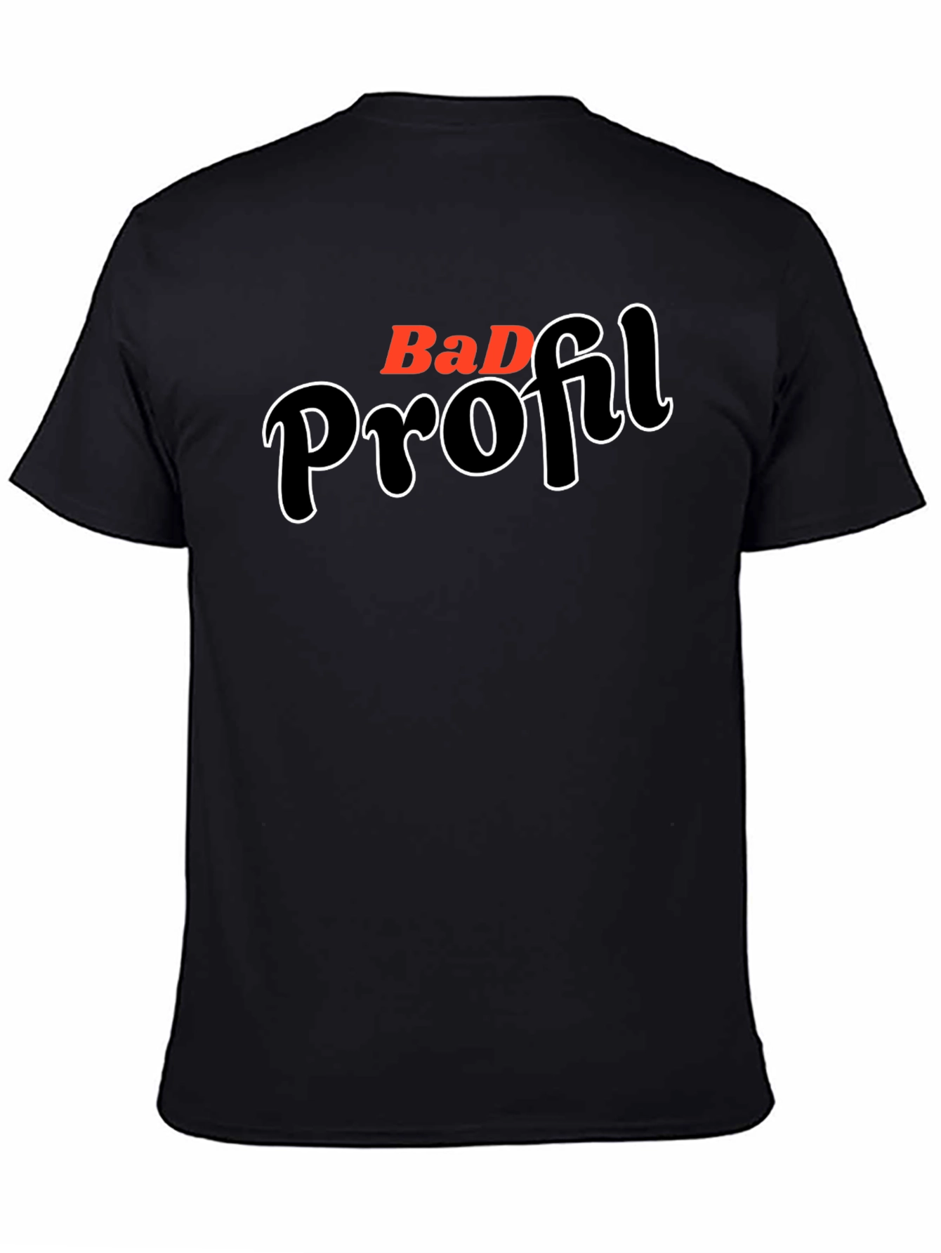 Black BaD Profi Black Graphic Tee view 4