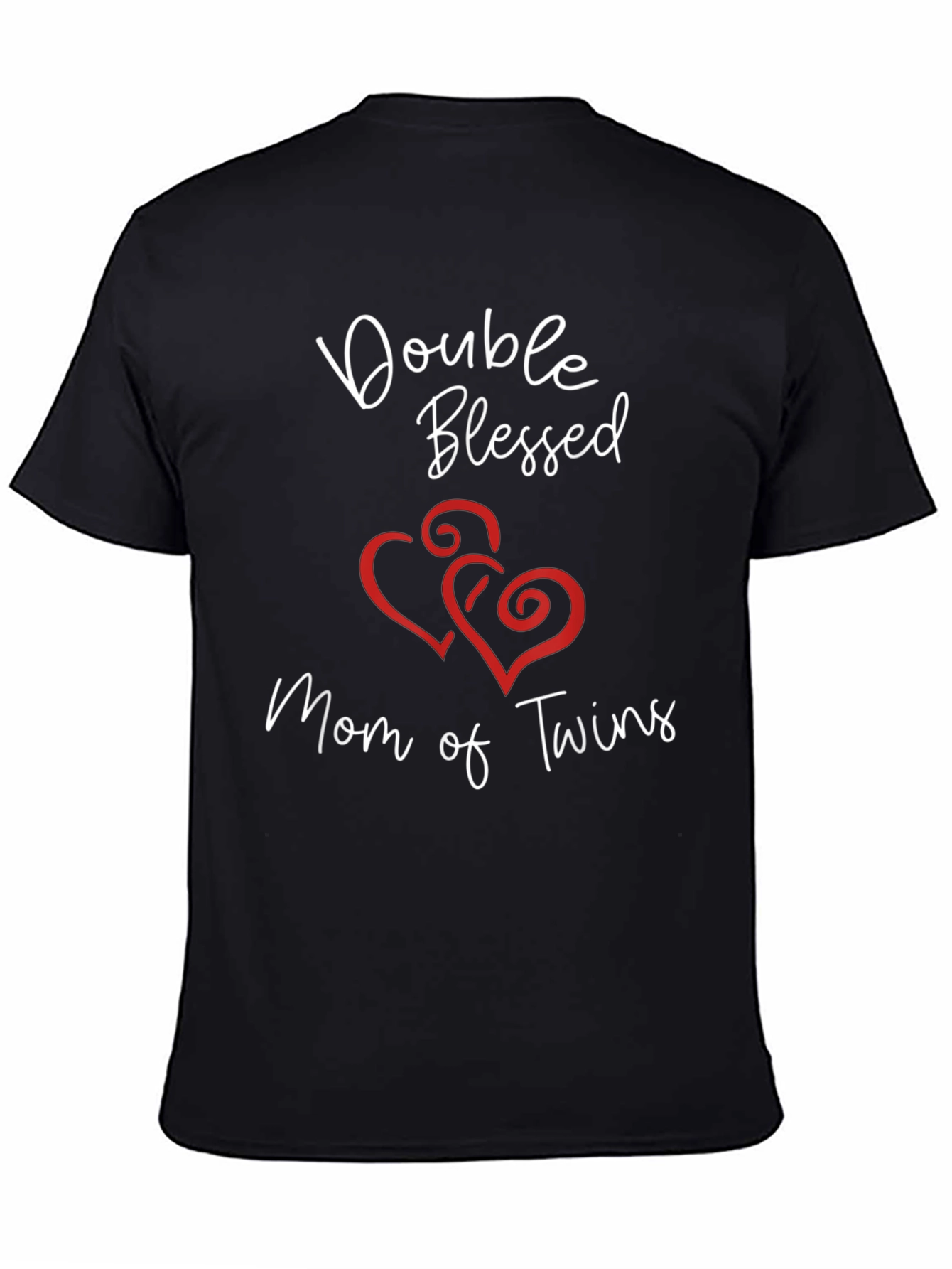 Double Blessed Mom of Twins Graphic Tee - 4