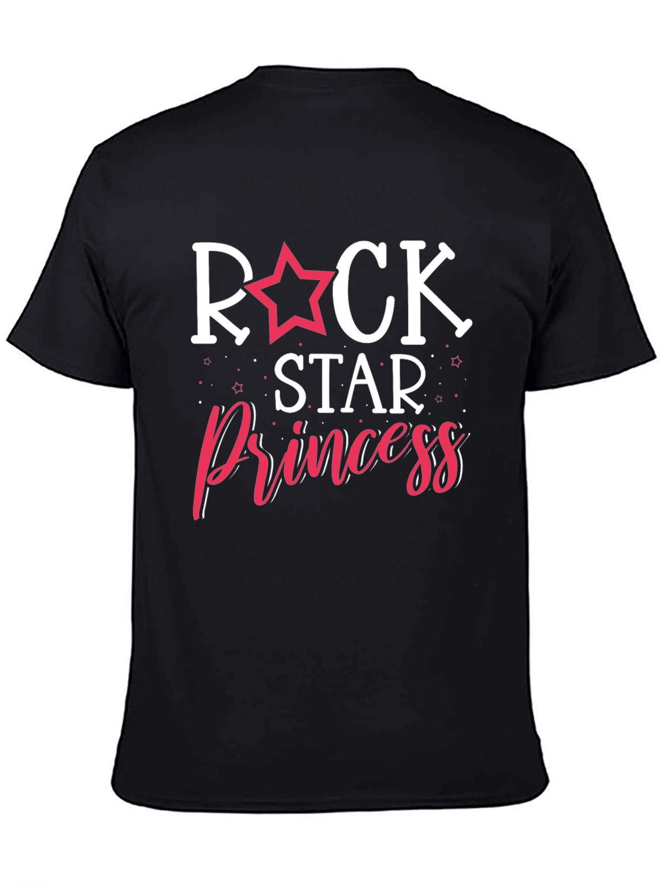 Black Rock Star Princess Graphic T-Shirt - Black view 4