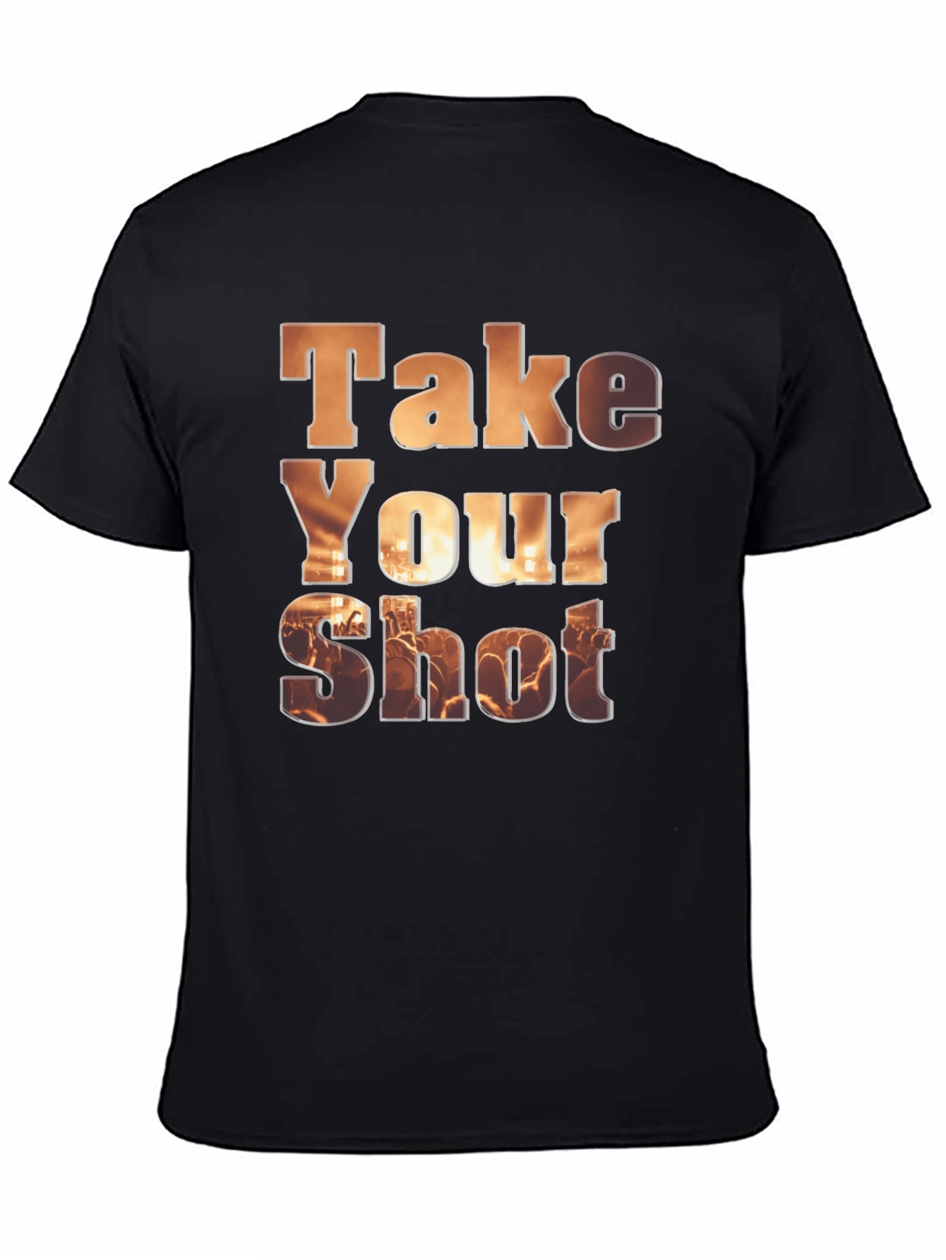 Black Take Your Shot Graphic T-Shirt view 4