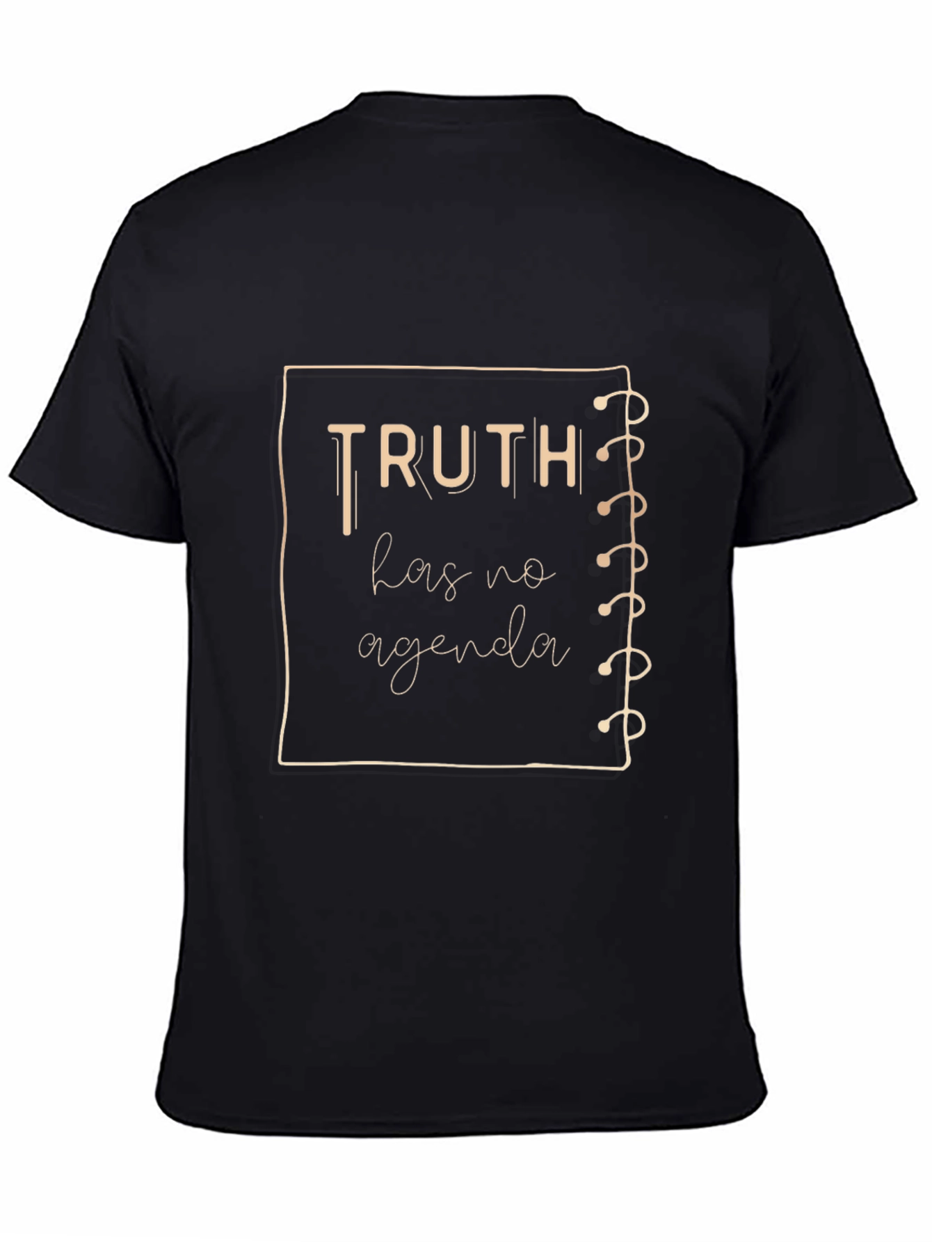 Black Truth Has No Agenda Graphic Tee - Soft Cotton Blend view 4