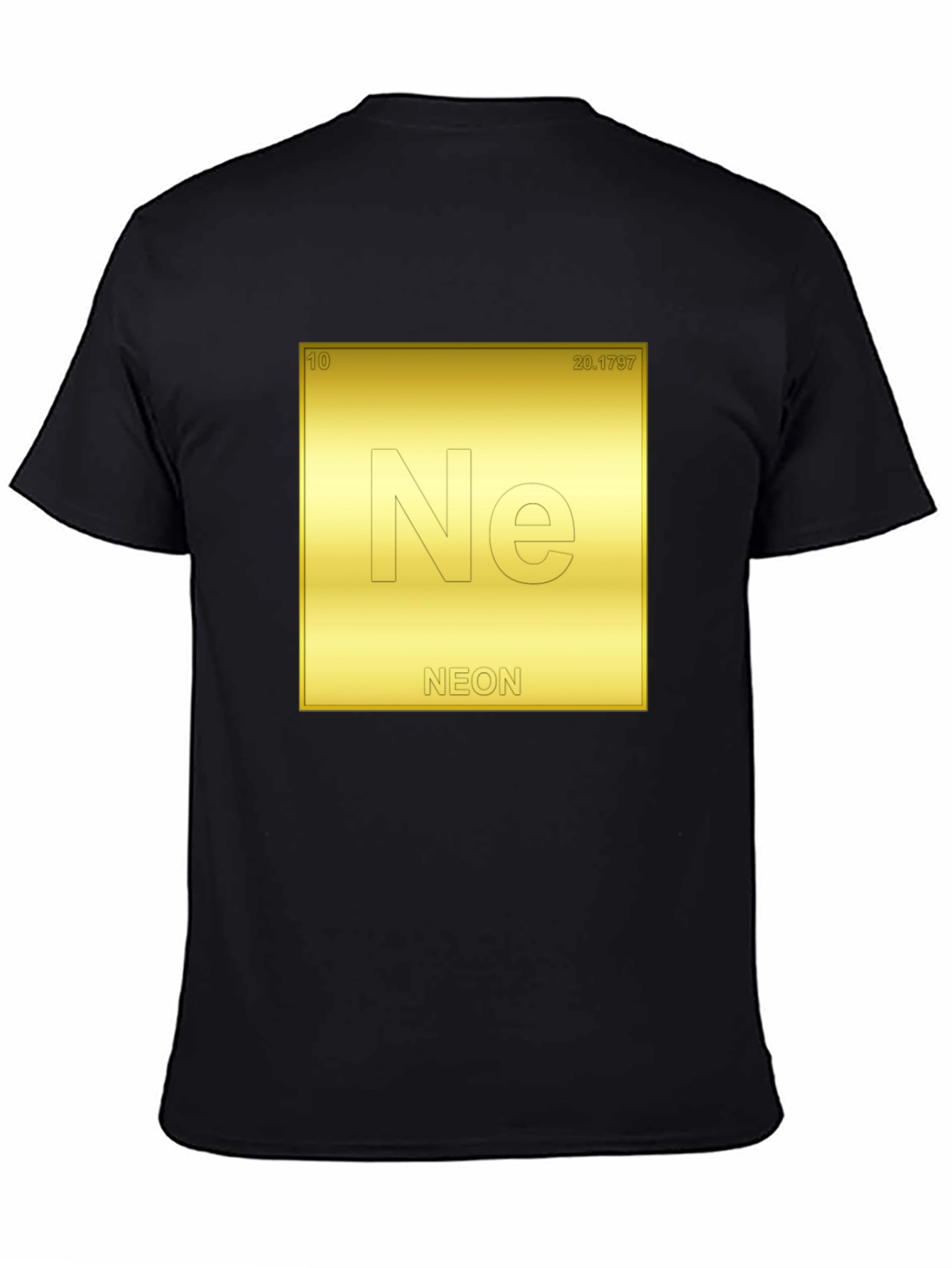 Black Neon Element T-Shirt - Science Tee view 4