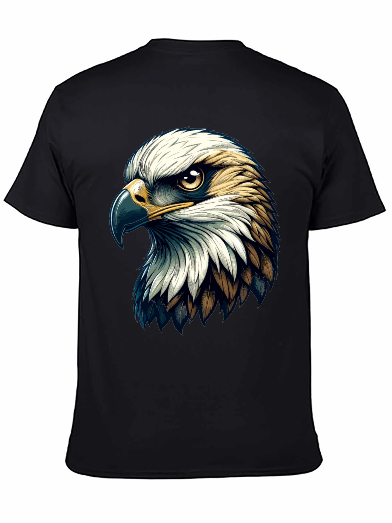 Black Eagle Graphic T-Shirt - Bold Statement Tee view 4