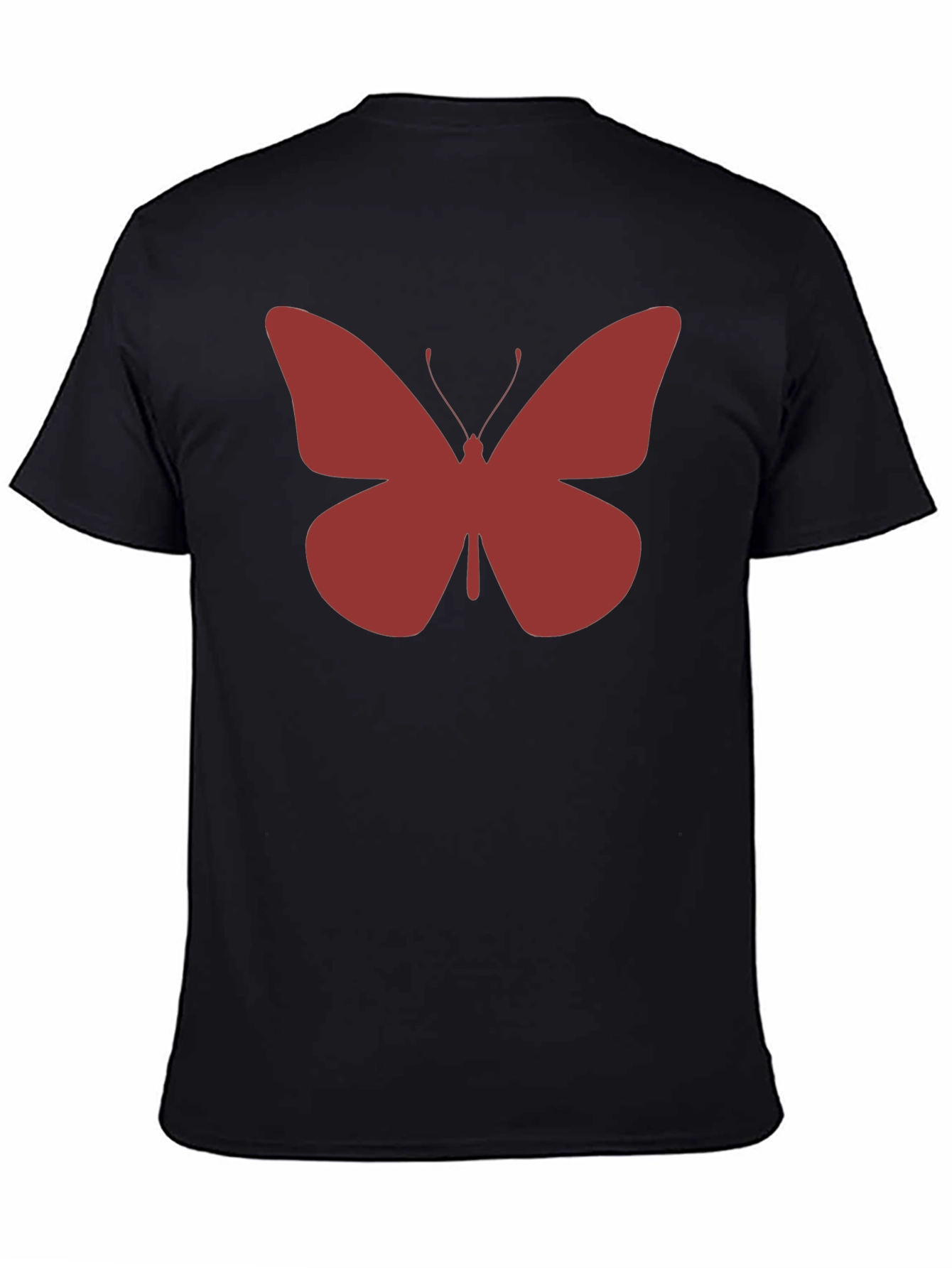 Black Butterfly Graphic Tee - Casual Comfort view 4