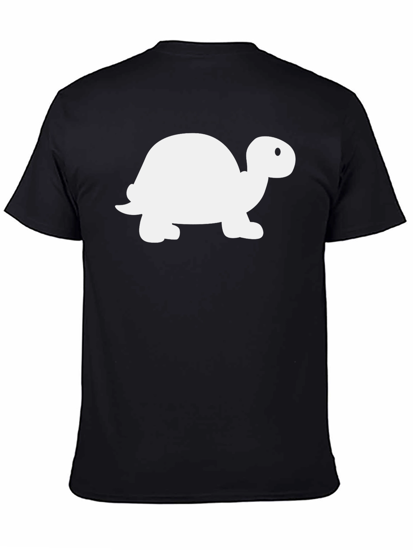 Black Turtle Graphic Tee - Black Cotton Comfort view 4