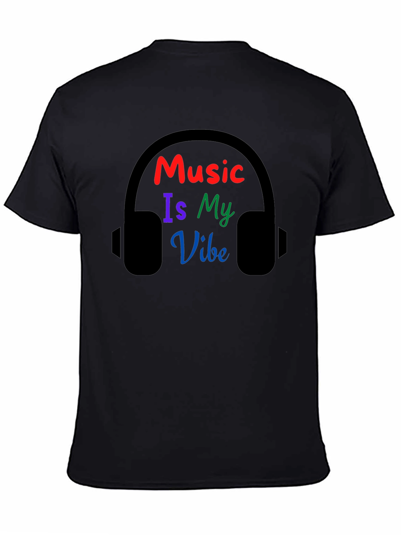 Black Music Is My Vibe Graphic Tee view 4