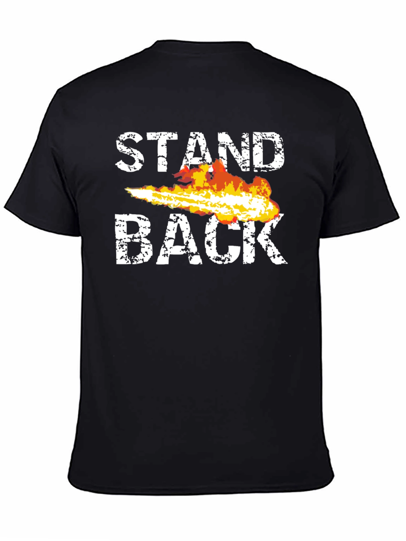 Stand Back Fire T-Shirt - Graphic Tee - 4