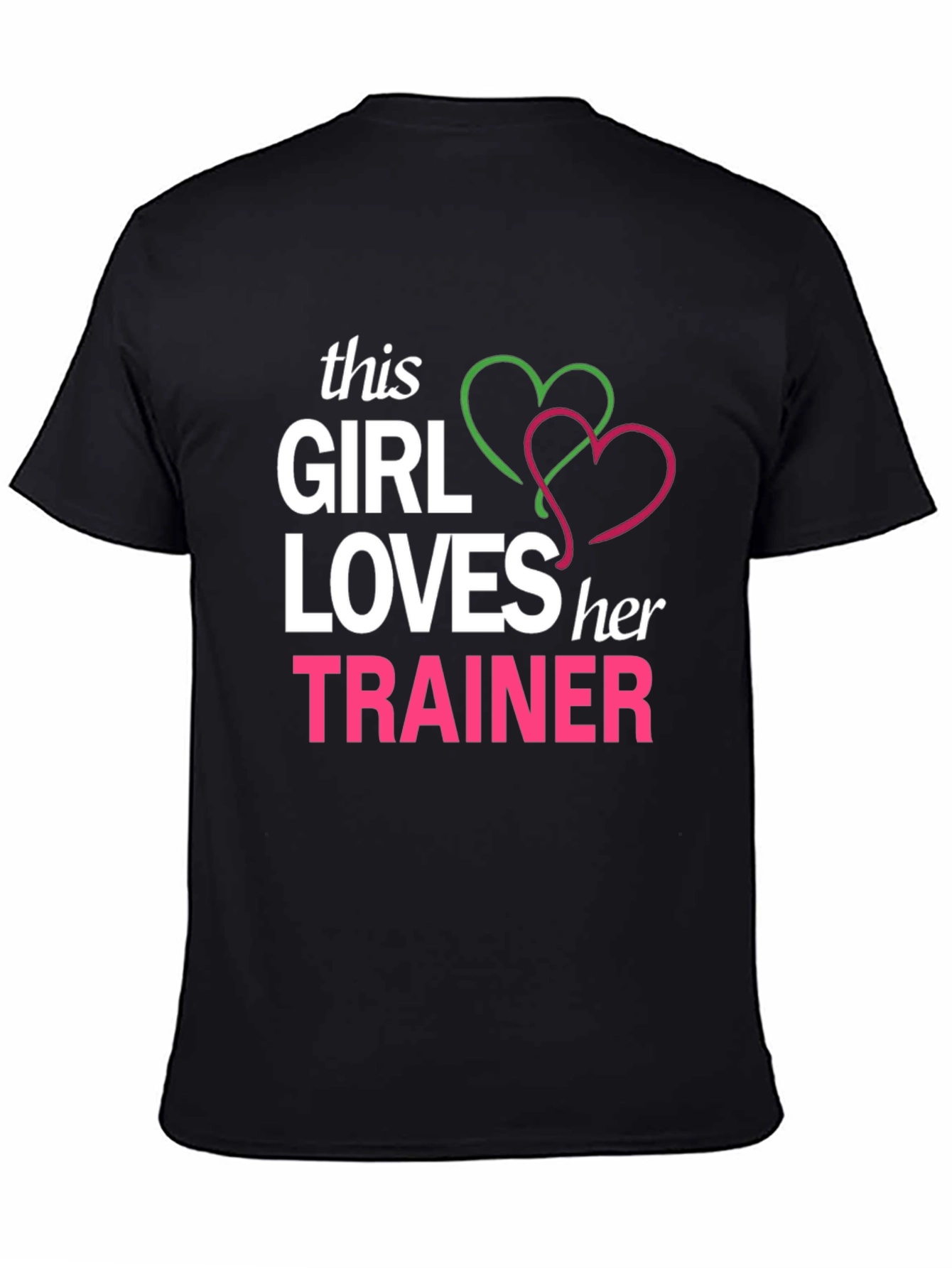 Black Girl Loves Trainer Graphic T-Shirt view 4
