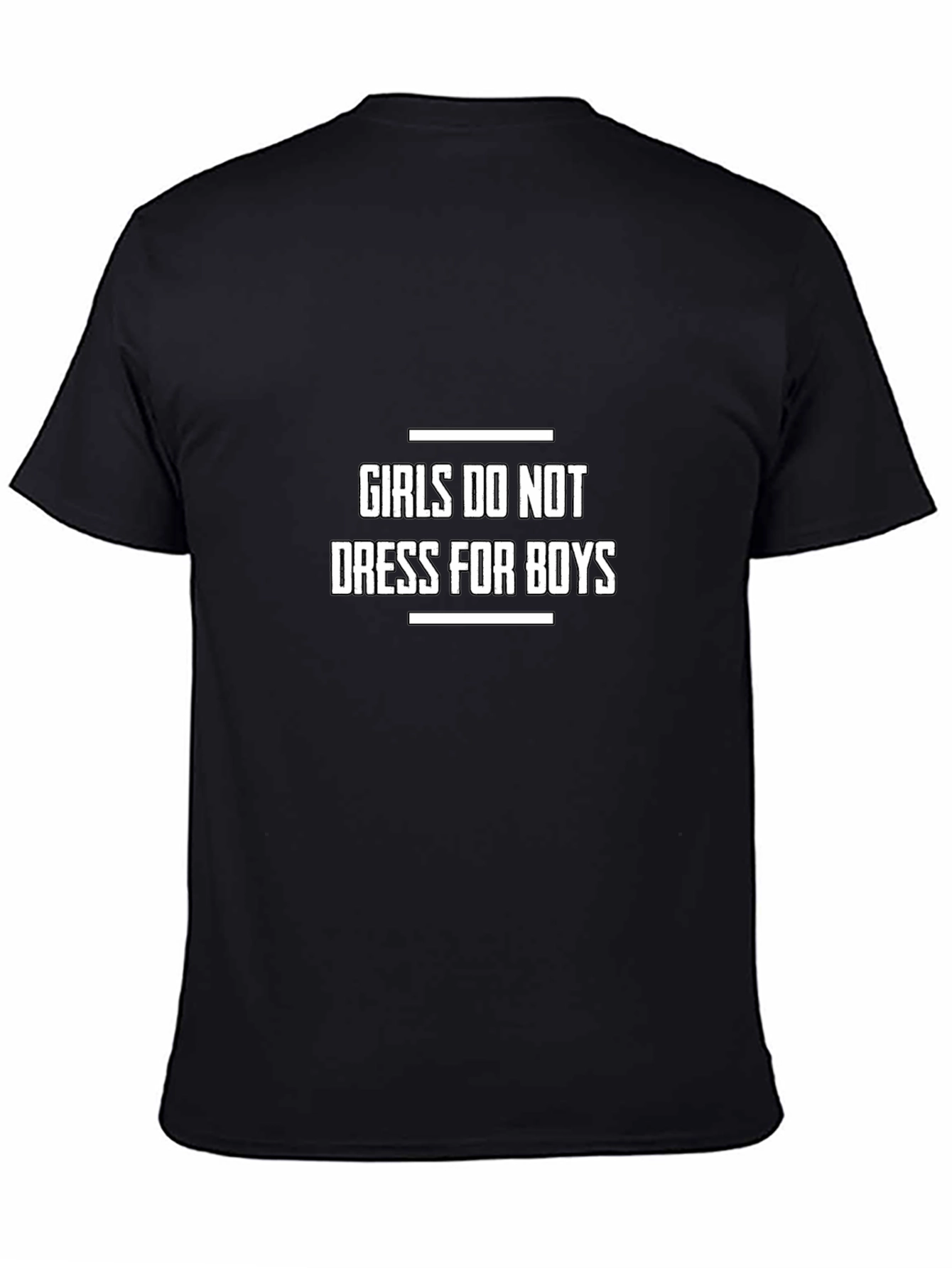 Black Girls Do Not Dress For Boys Graphic Tee view 4
