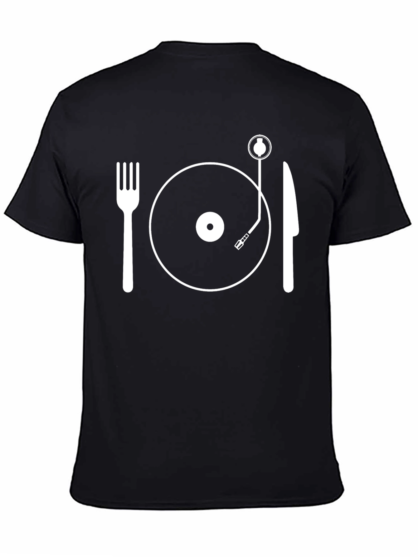 Black Music and Food T-Shirt view 4