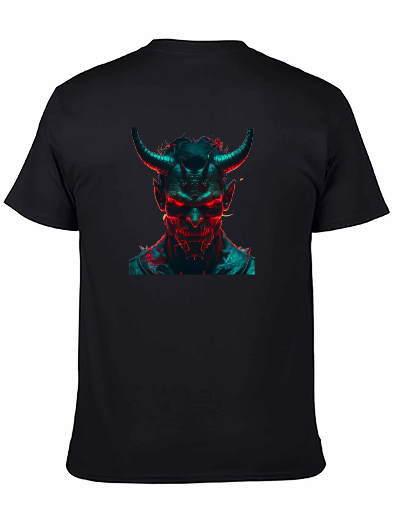 Black Demon Graphic T-Shirt - Bold & Edgy Design view 4