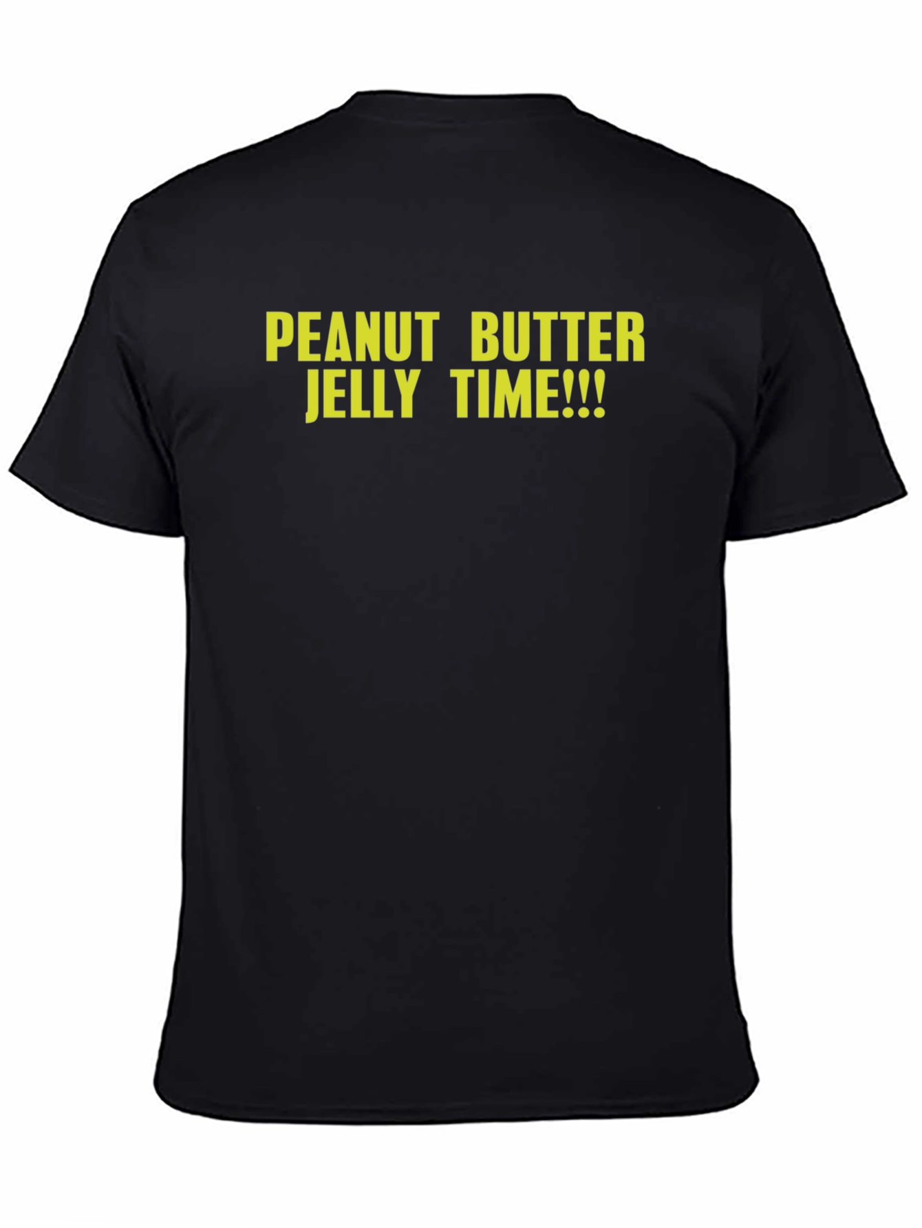 Black Peanut Butter Jelly Time Graphic Tee view 4