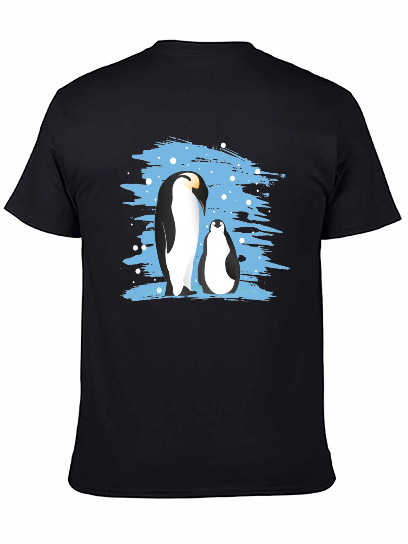 Black Penguin Family Graphic Tee - Unisex view 4