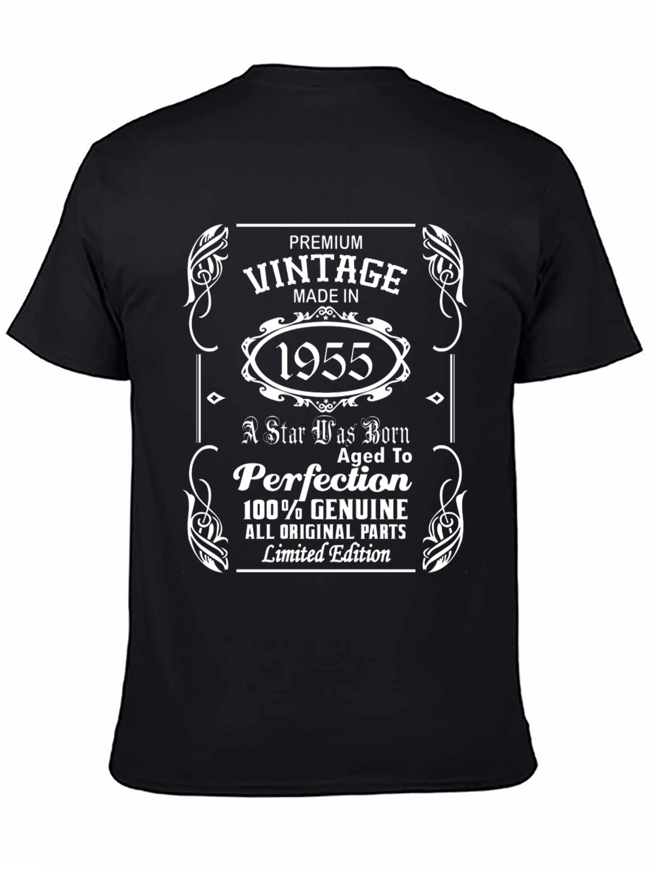 Black Vintage 1955 Premium T-Shirt - Limited Edition view 4