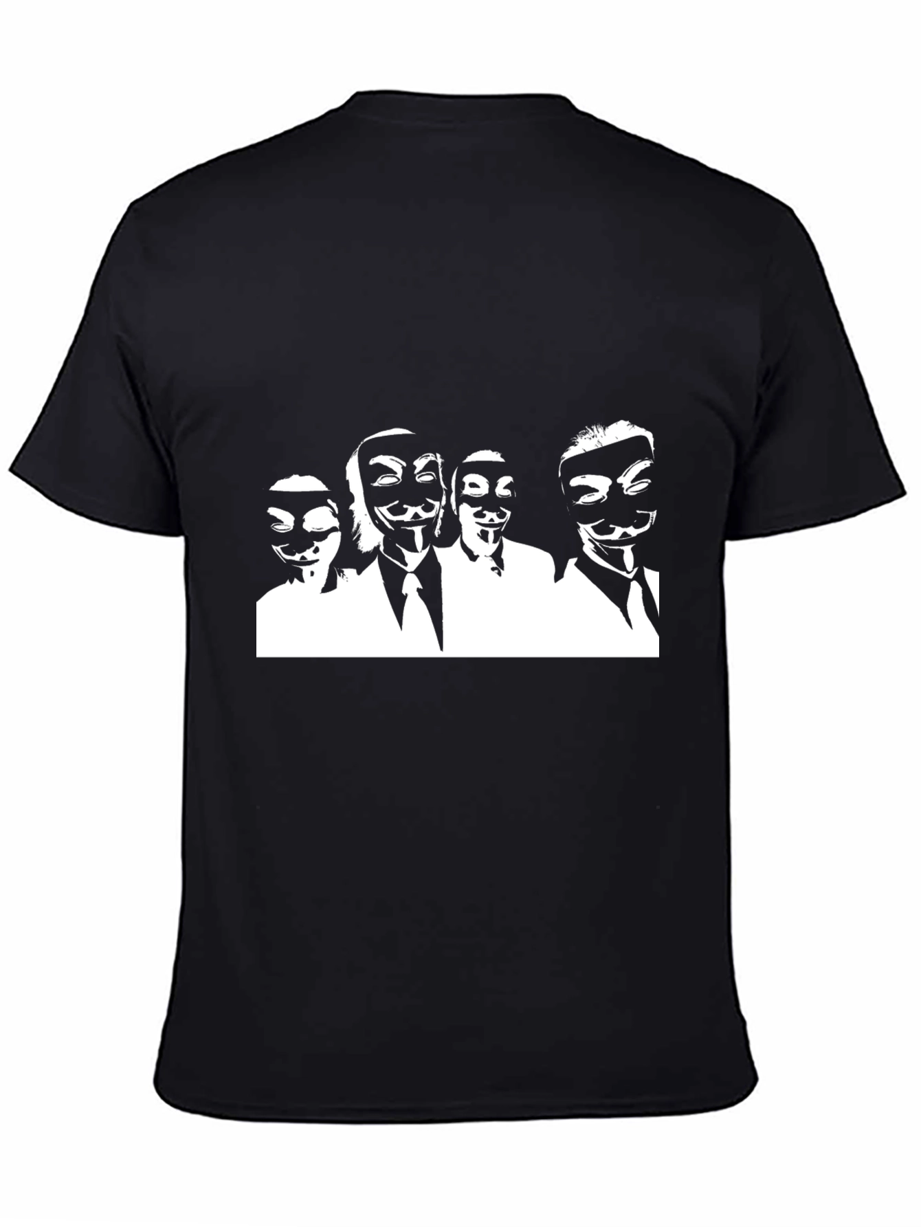 Black Anonymous Group Black T-Shirt view 4