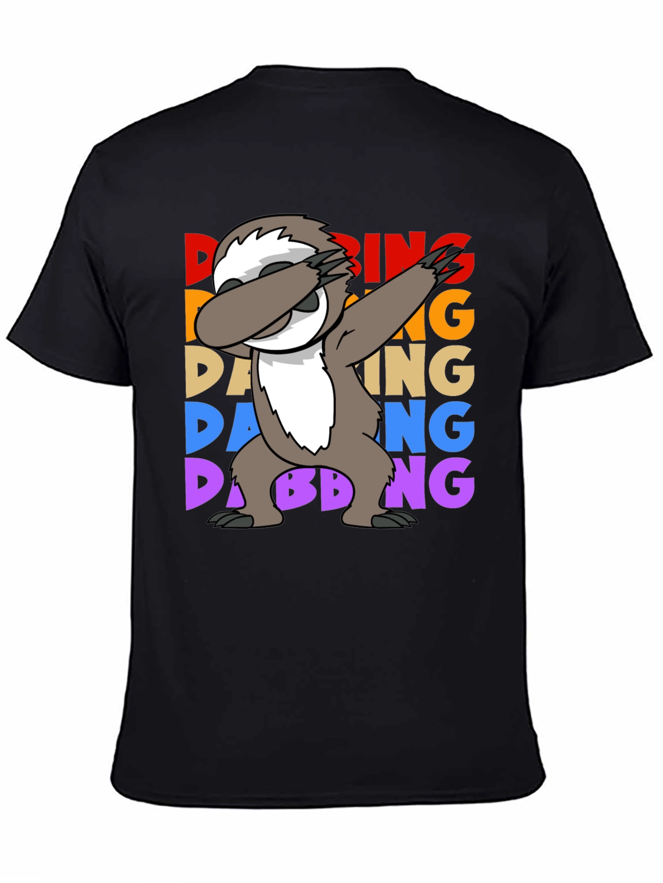 Dabbing Sloth Graphic Tee - Funny Sloth Lover Shirt - 4