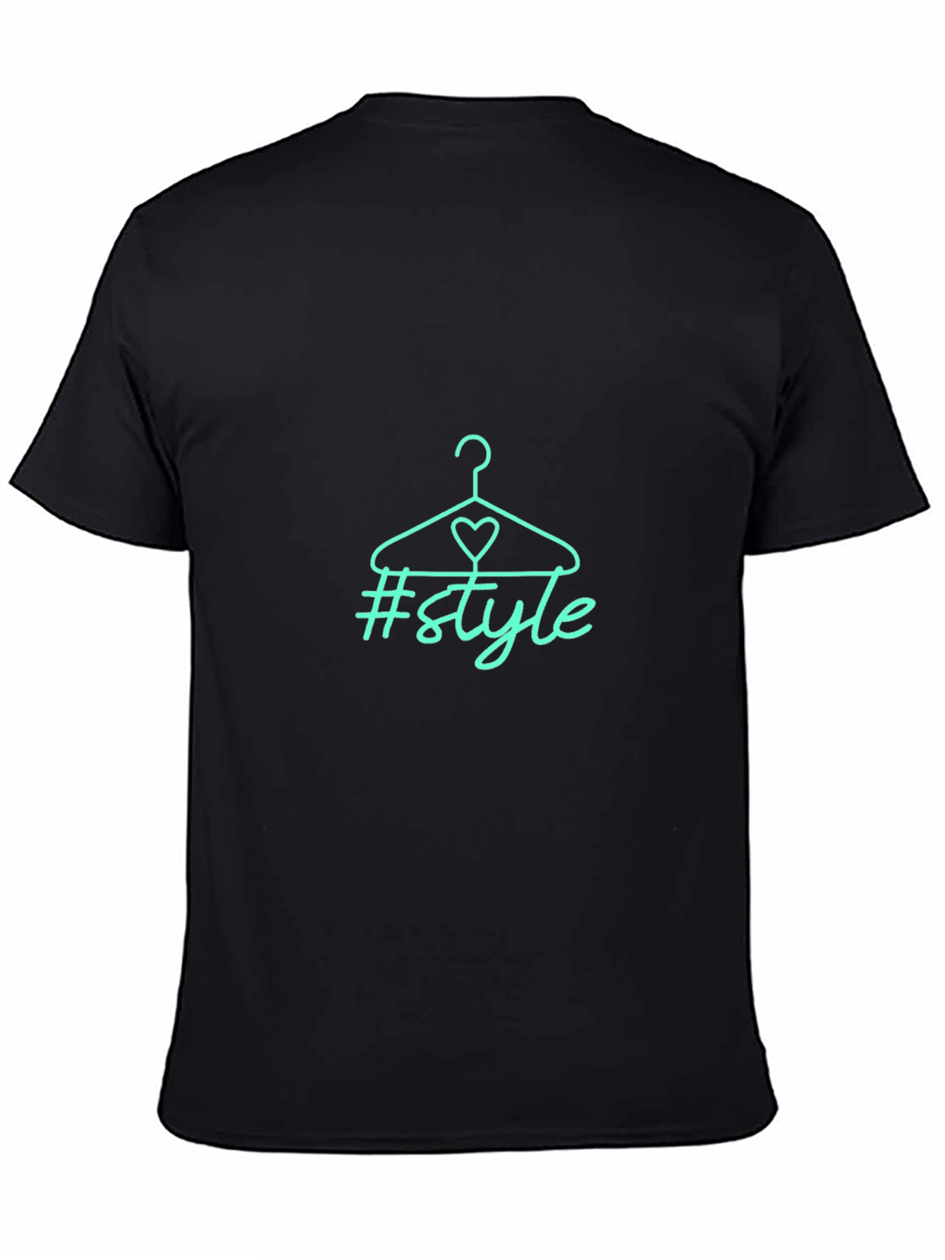 Stylish Black T-Shirt - #Style Graphic Tee - 4