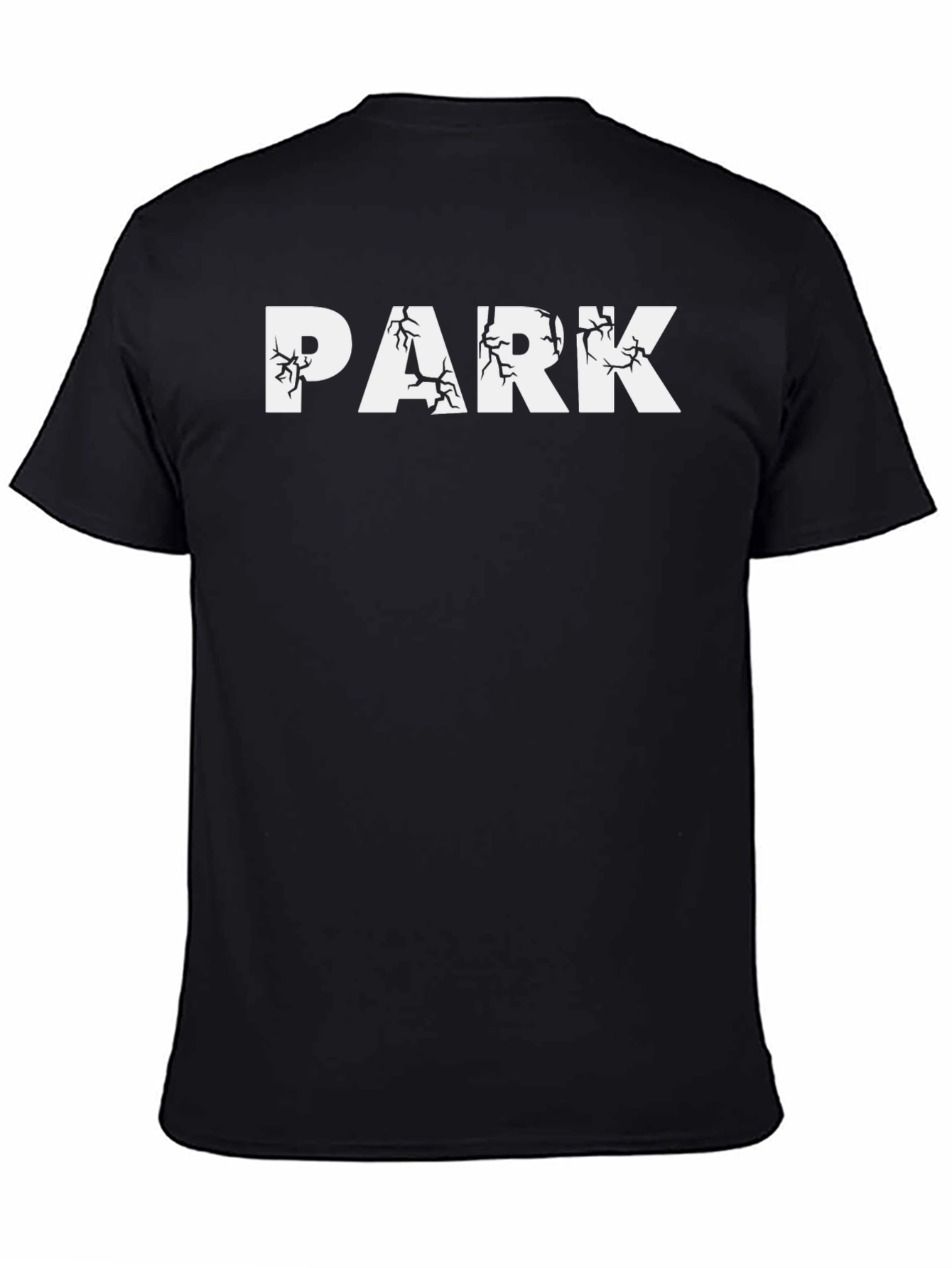 Black Park Graphic T-Shirt - Black Cotton Tee view 4