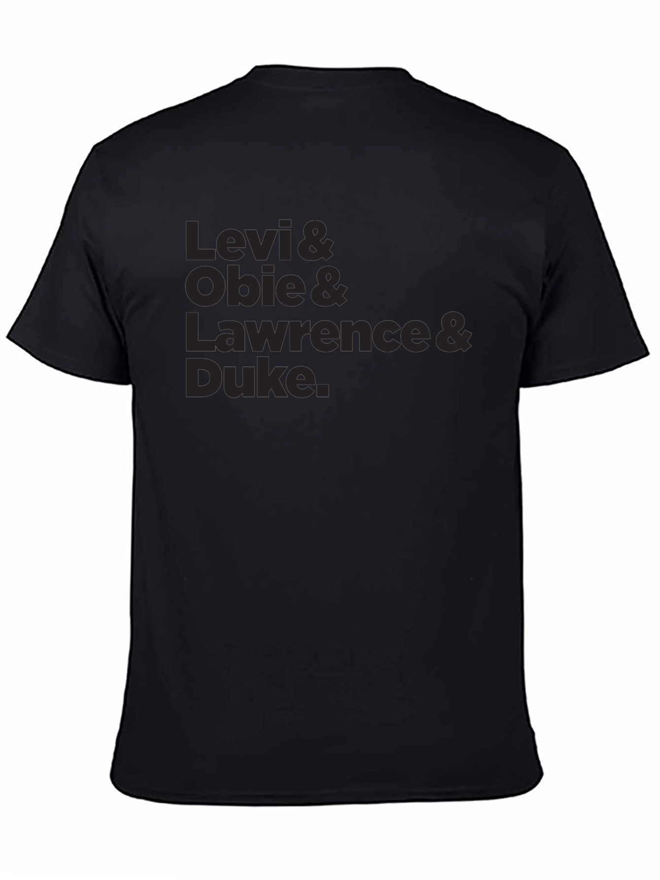 Black Levi Obie Lawrence Duke T-Shirt view 4