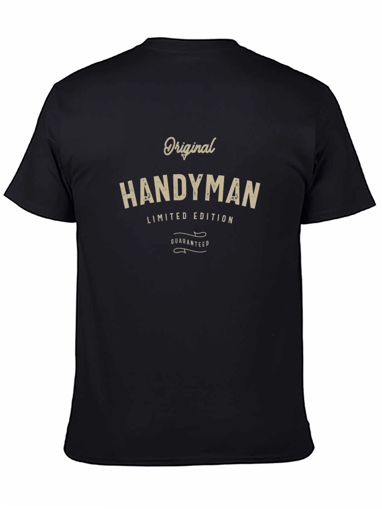 Black Original Handyman Limited Edition Black T-Shirt view 4