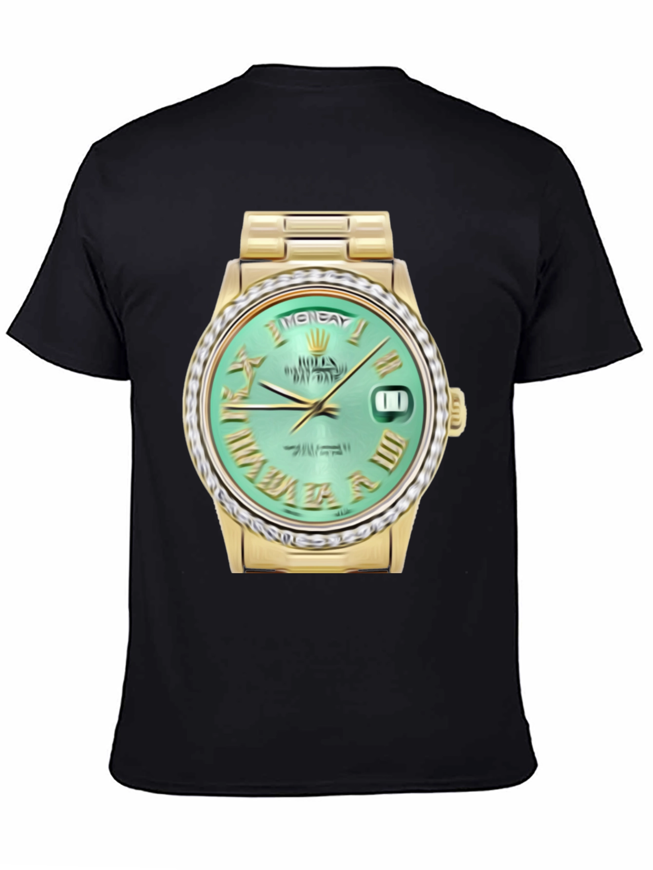 Gold Watch Graphic Tee - Rolex Day-Date Style - 4
