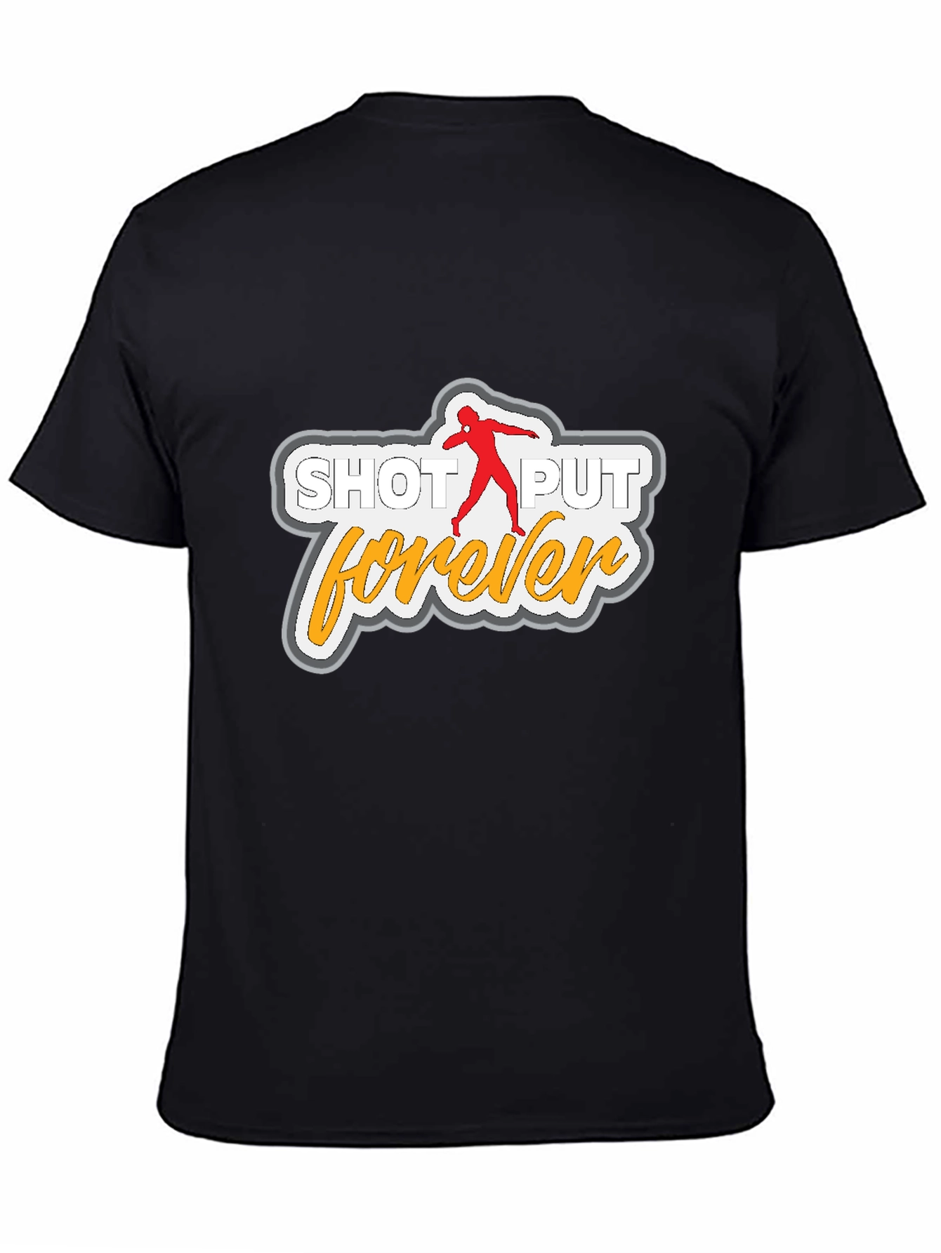 Black Shot Put Forever T-Shirt Black view 4