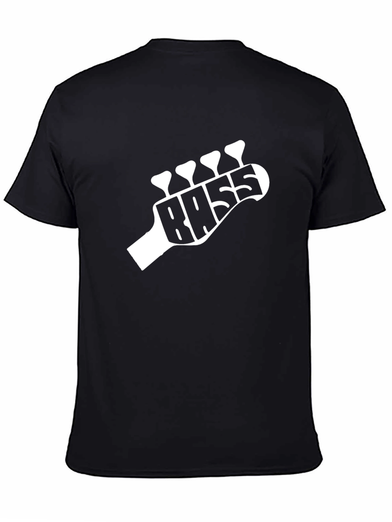 Bass Guitar Headstock T-Shirt - Musician Tee - 4