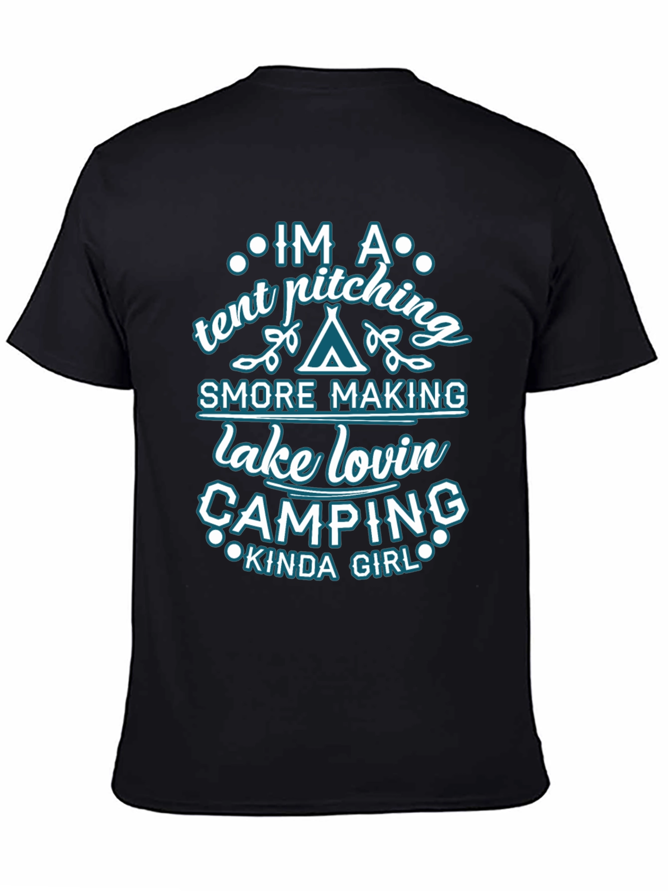 Camping Kinda Girl Graphic T-Shirt - 4