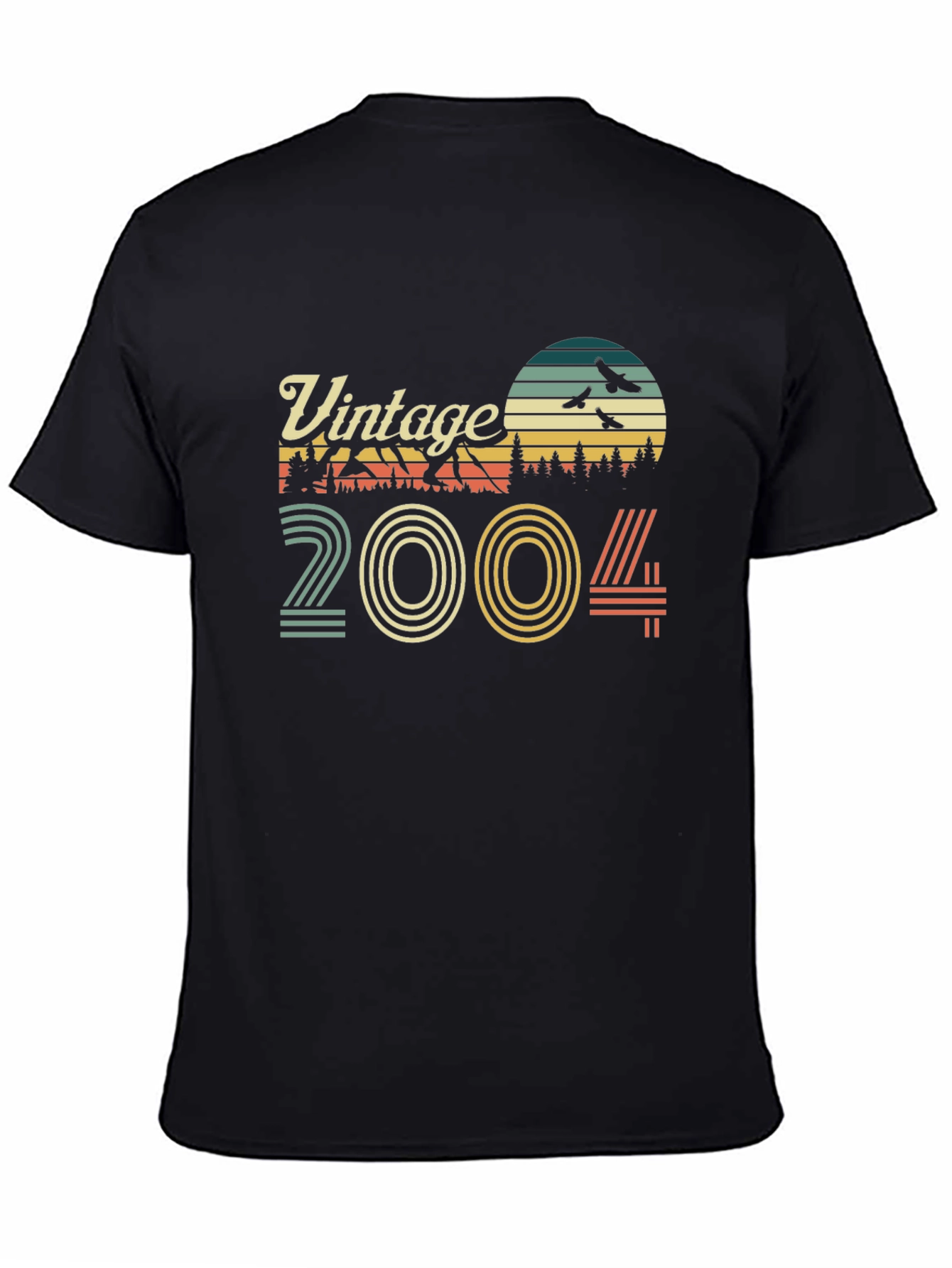 Black Vintage 2004 Graphic Tee view 4
