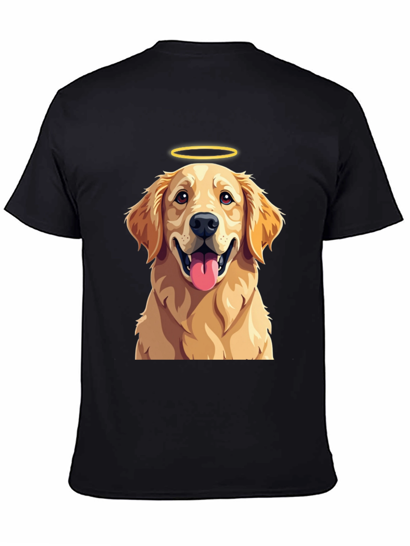 Angel Golden Retriever T-Shirt - Cute Dog Tee - 4