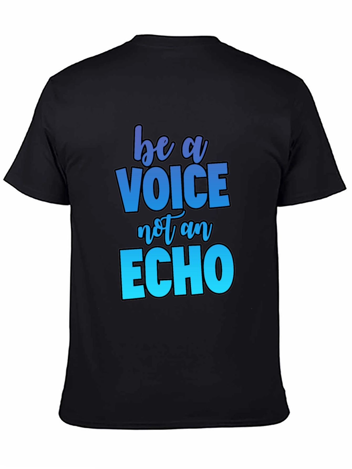 Black Be A Voice T-Shirt view 4