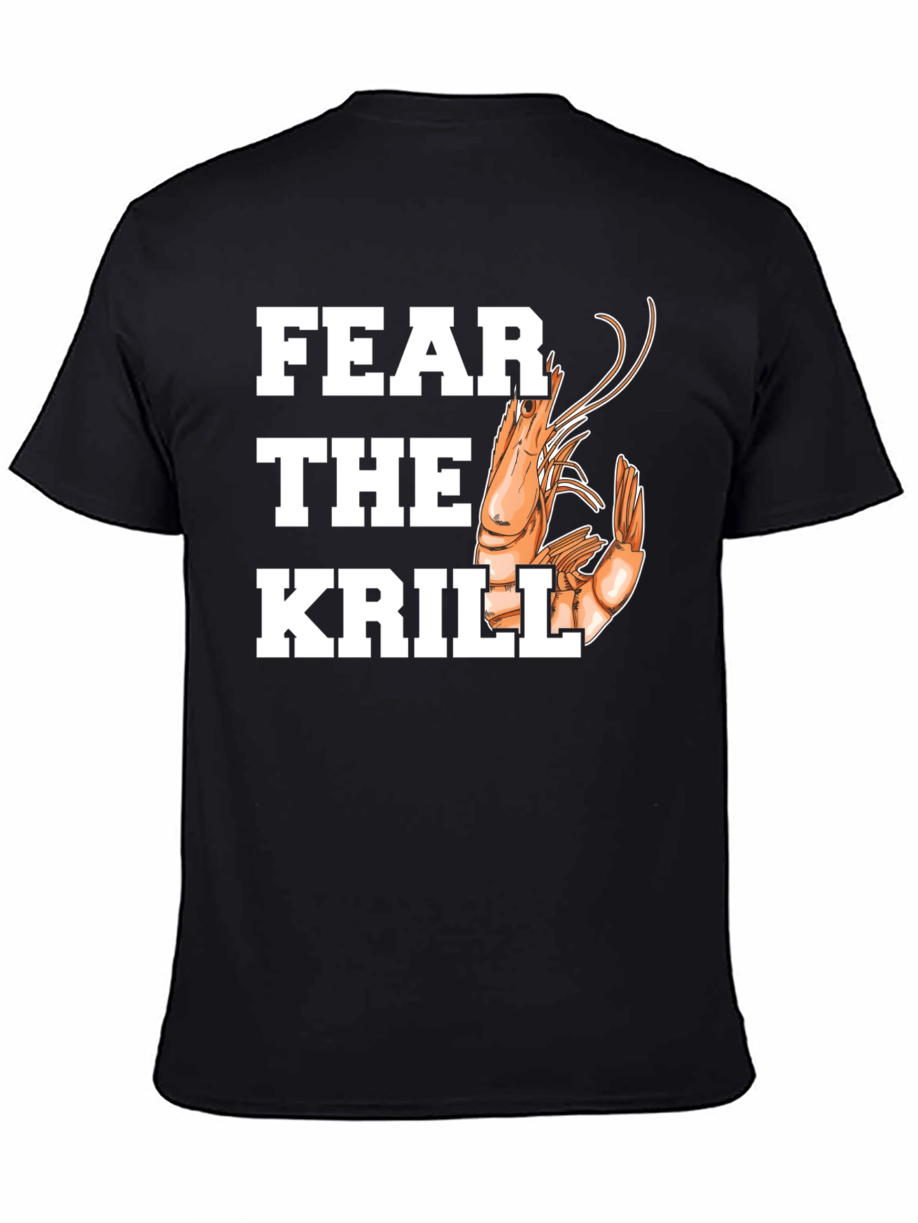 Black Fear the Krill Graphic Tee view 4