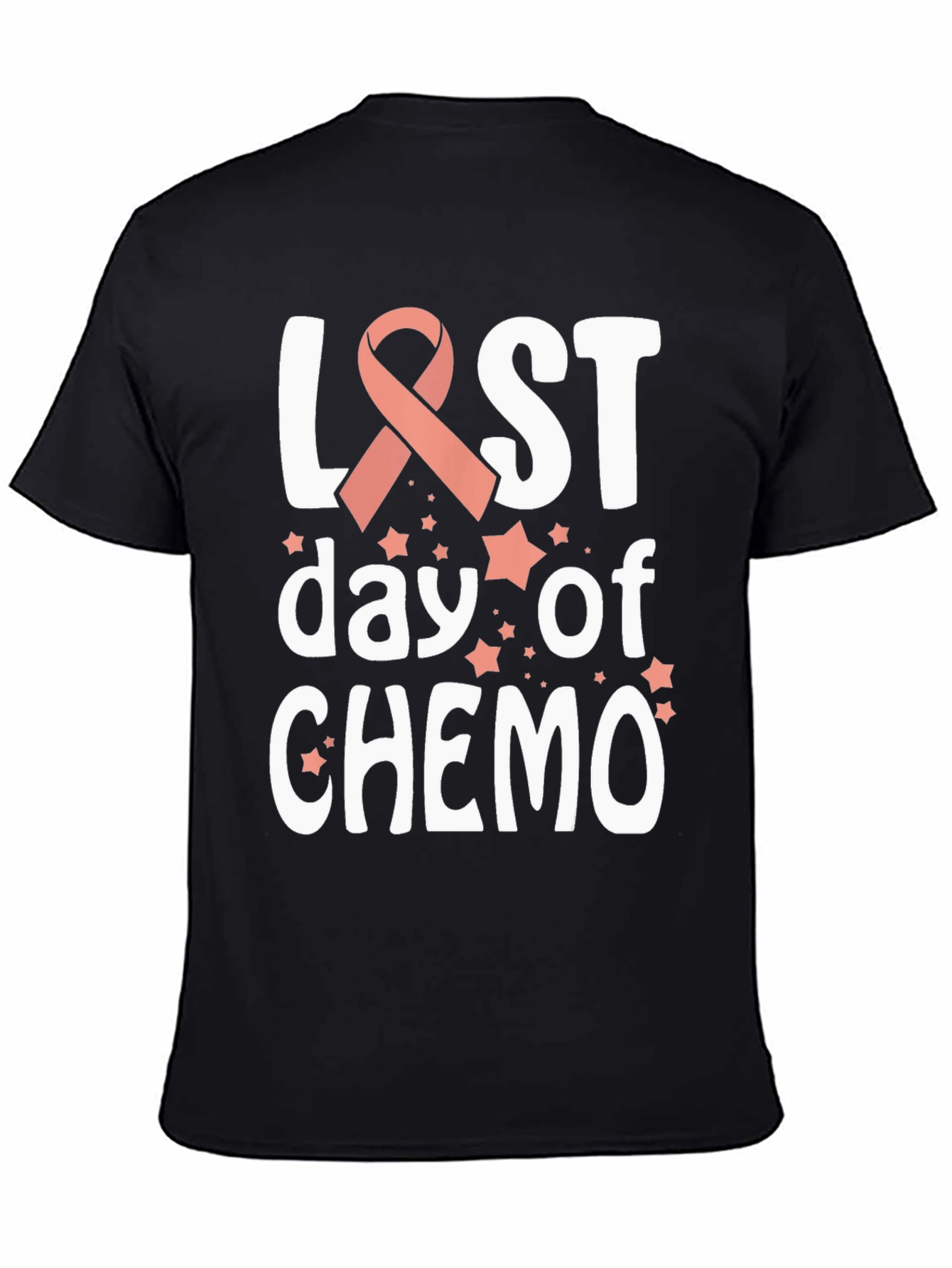 Black Last Day of Chemo T-Shirt - Cancer Awareness  view 4