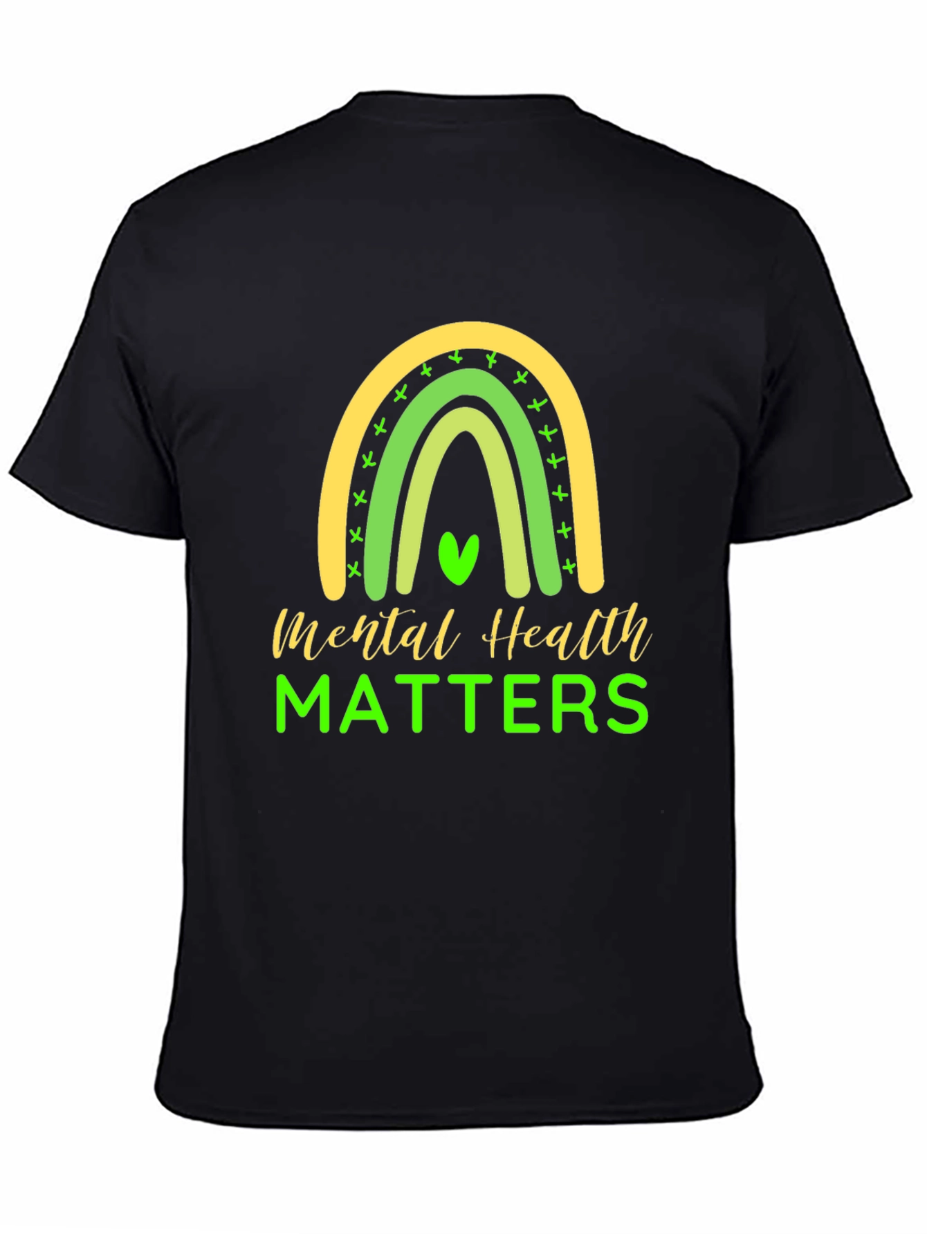 Black Mental Health Matters T-Shirt view 4