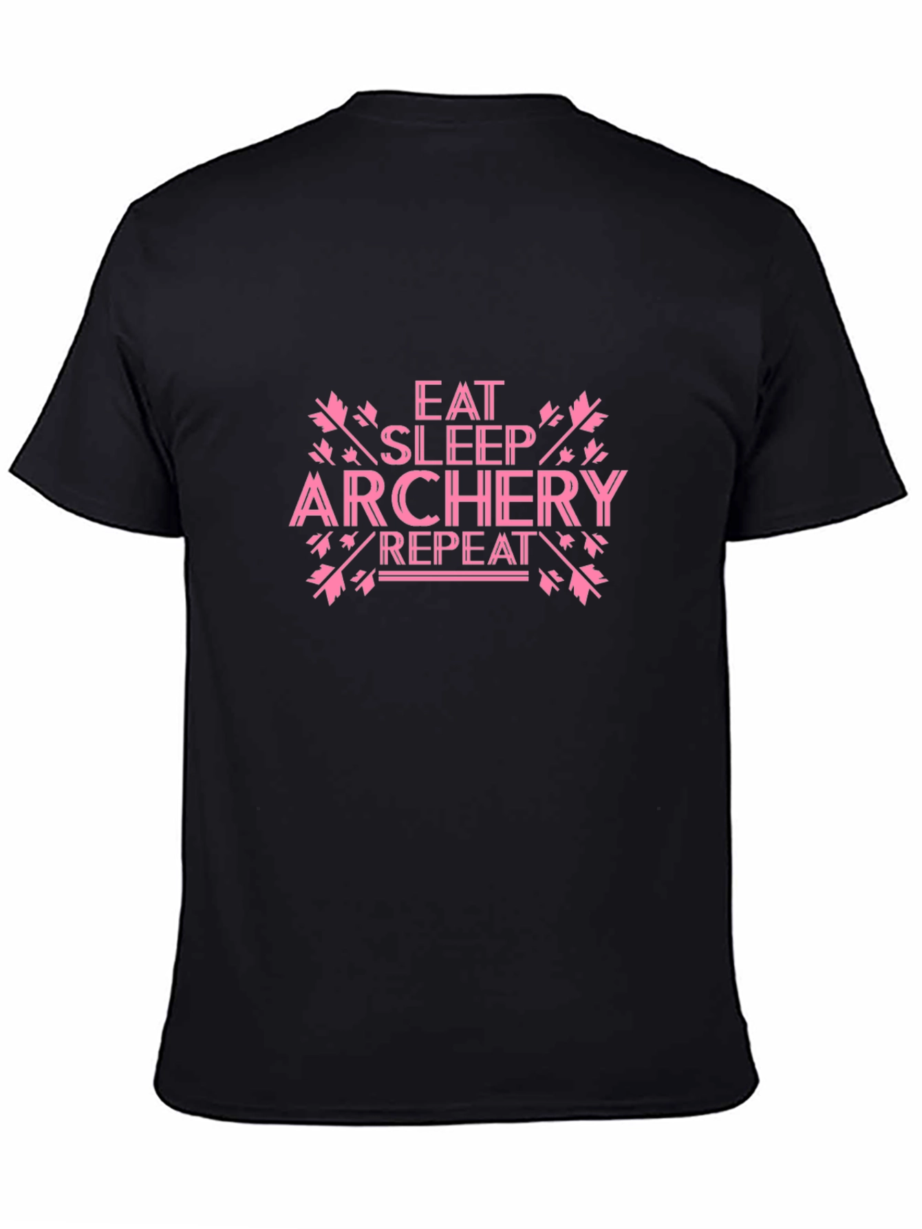 Eat Sleep Archery Repeat Black Tee - 4