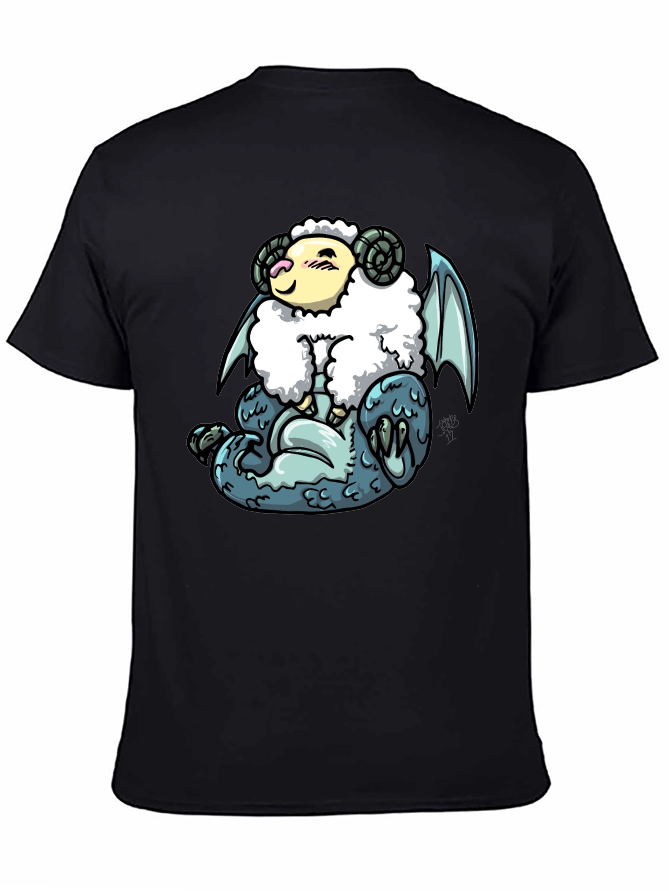 Black Sheep Dragon Graphic Tee view 4