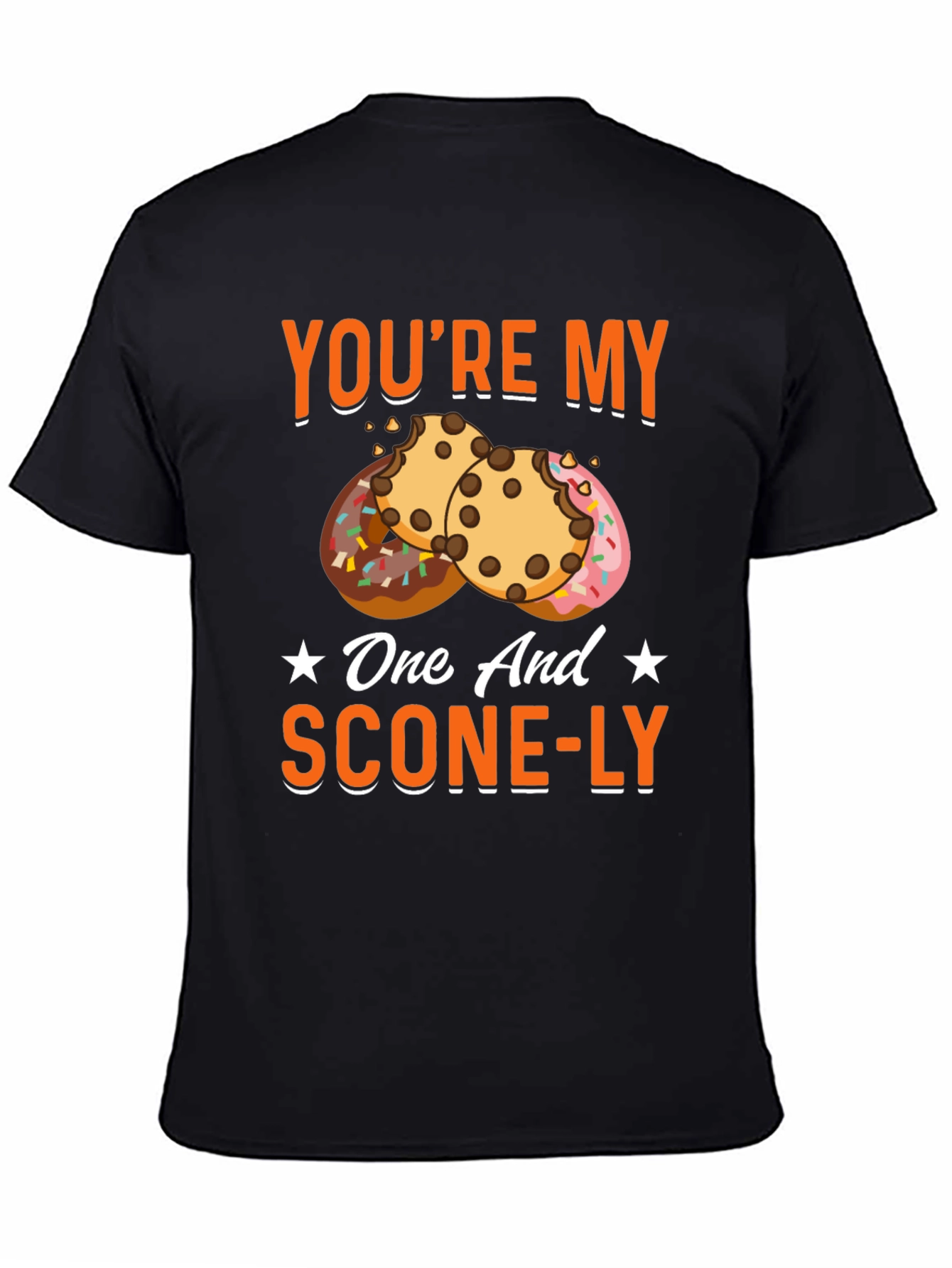 Black You're My One and Scone-ly T-Shirt view 4