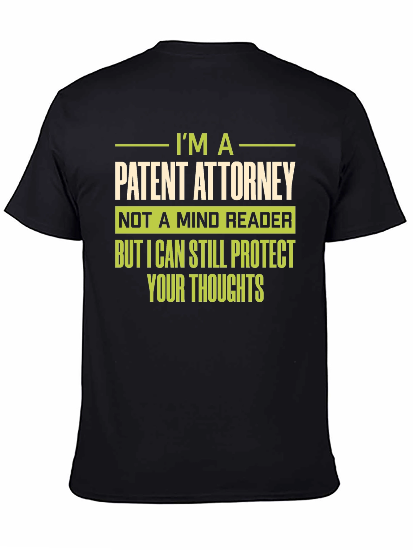Black Patent Attorney Novelty Graphic Tee view 4
