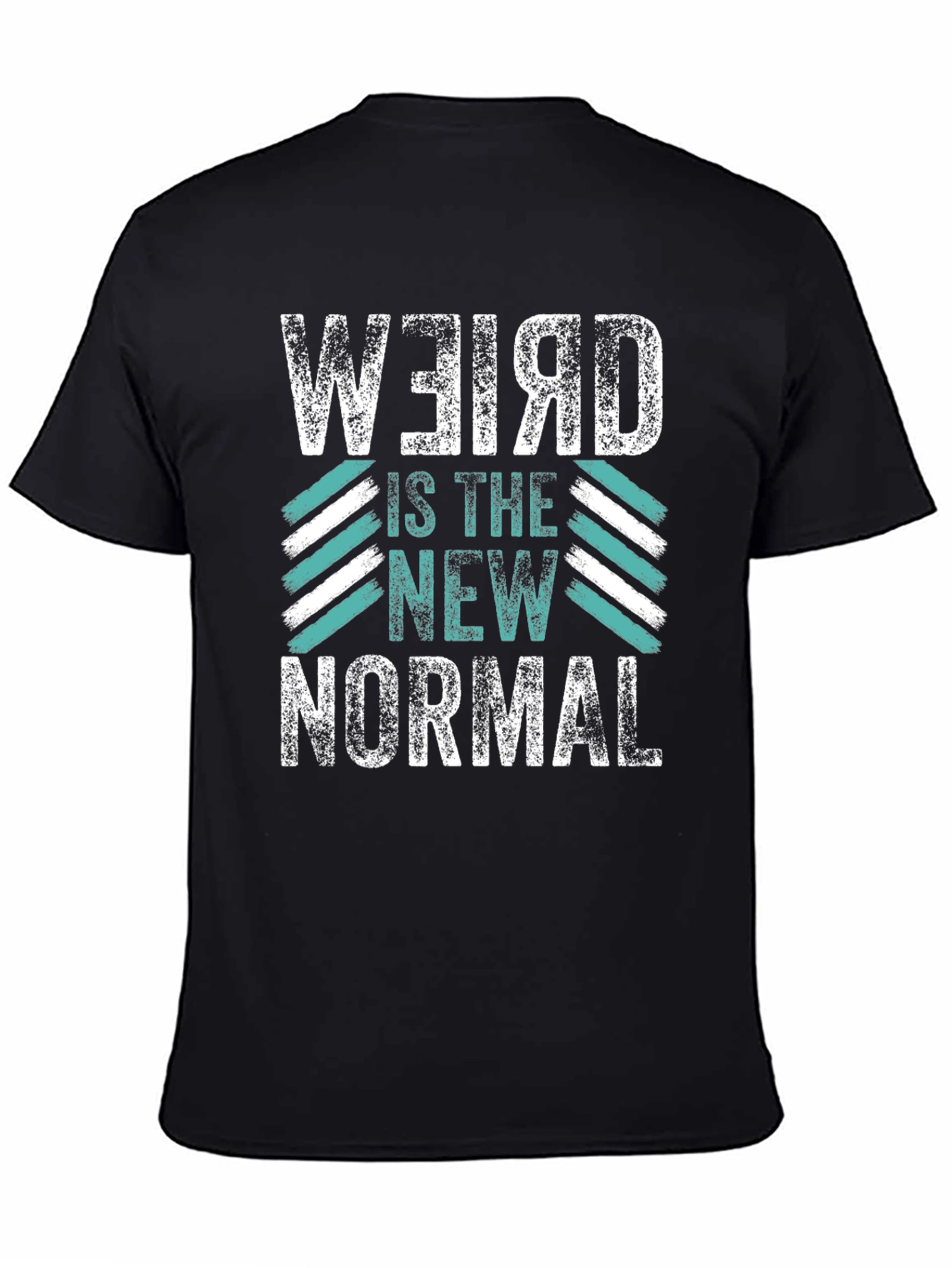 Black Weird is the New Normal Graphic Tee view 4