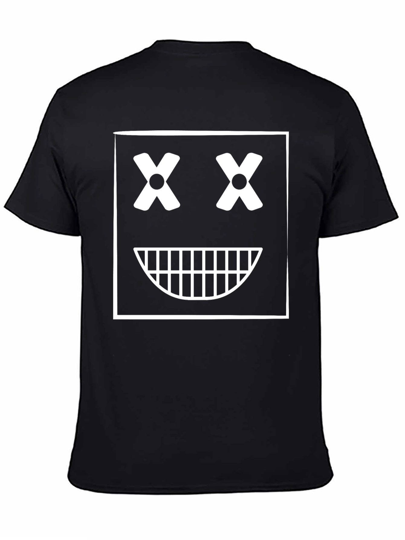 Black Smiley Face T-Shirt view 4