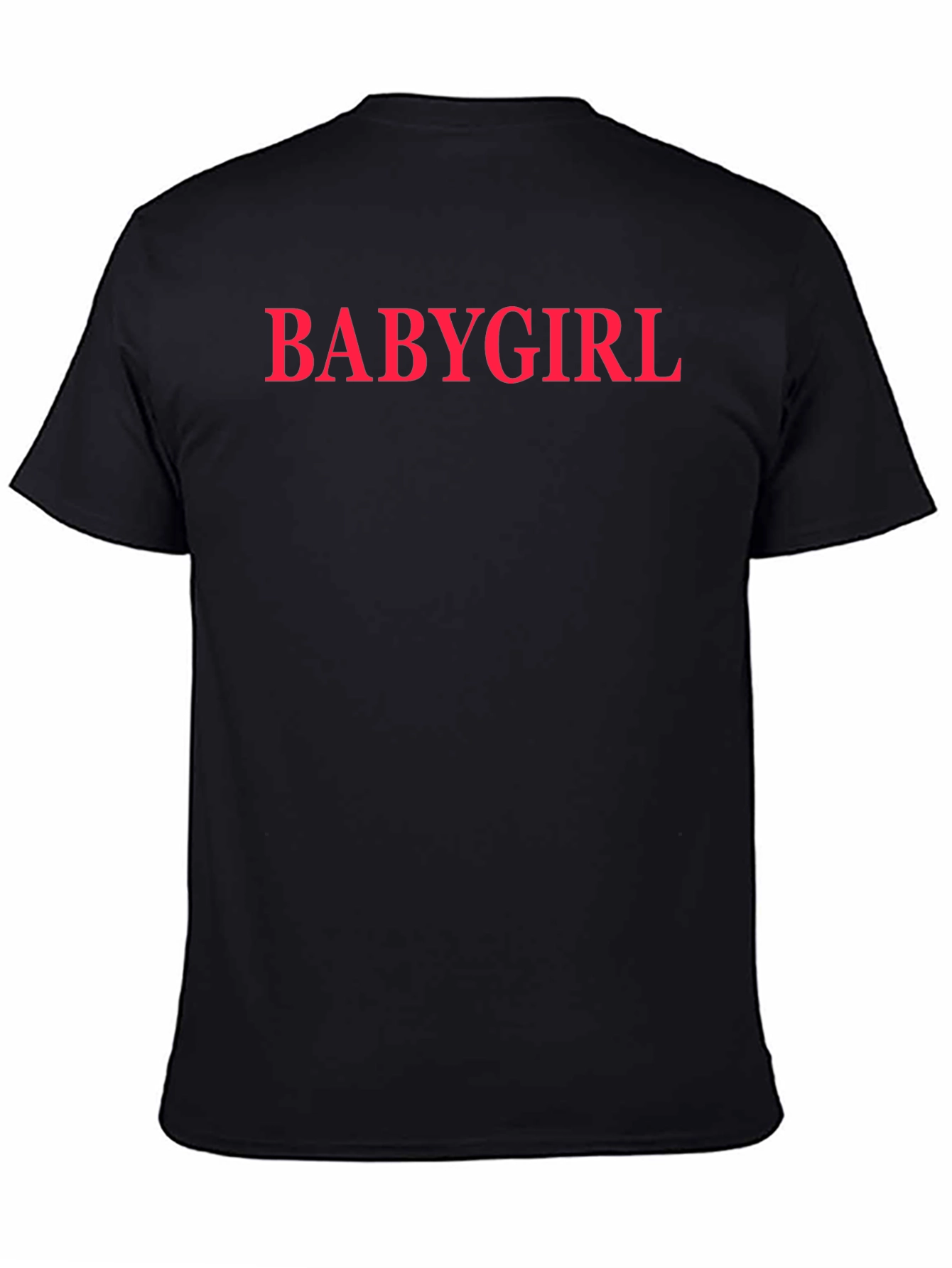 Black Babygirl Graphic Tee - Casual Black T-Shirt view 4