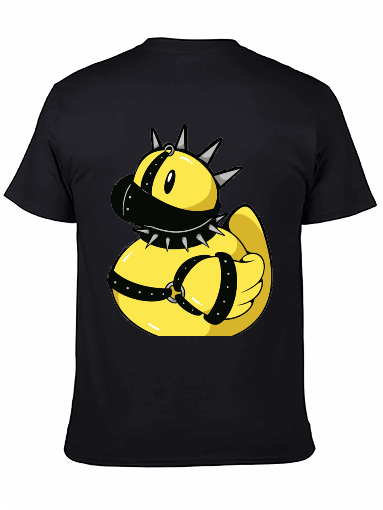 Black Novelty Rubber Duck T-Shirt view 4