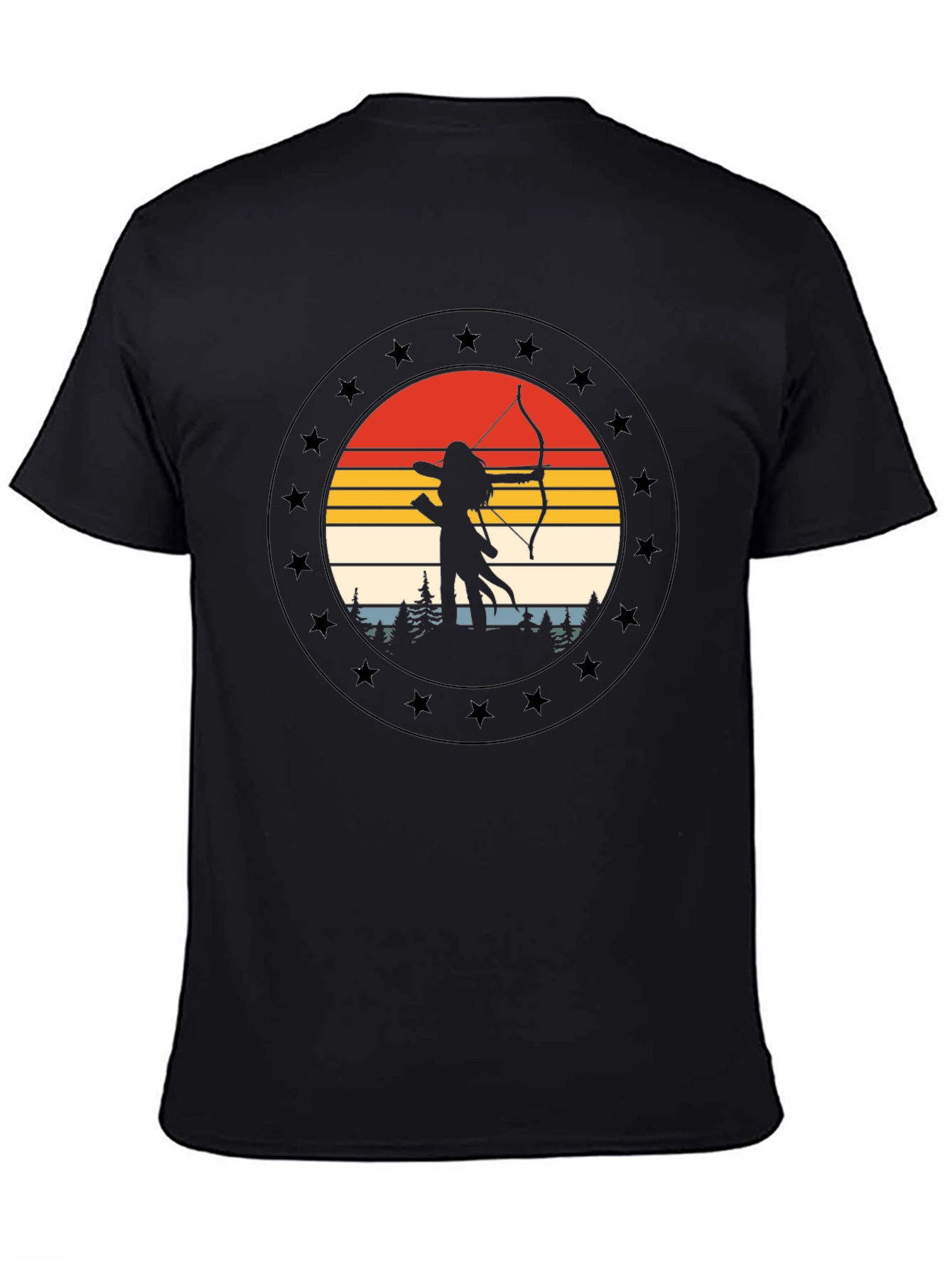 Black Archer Silhouette T-Shirt view 4
