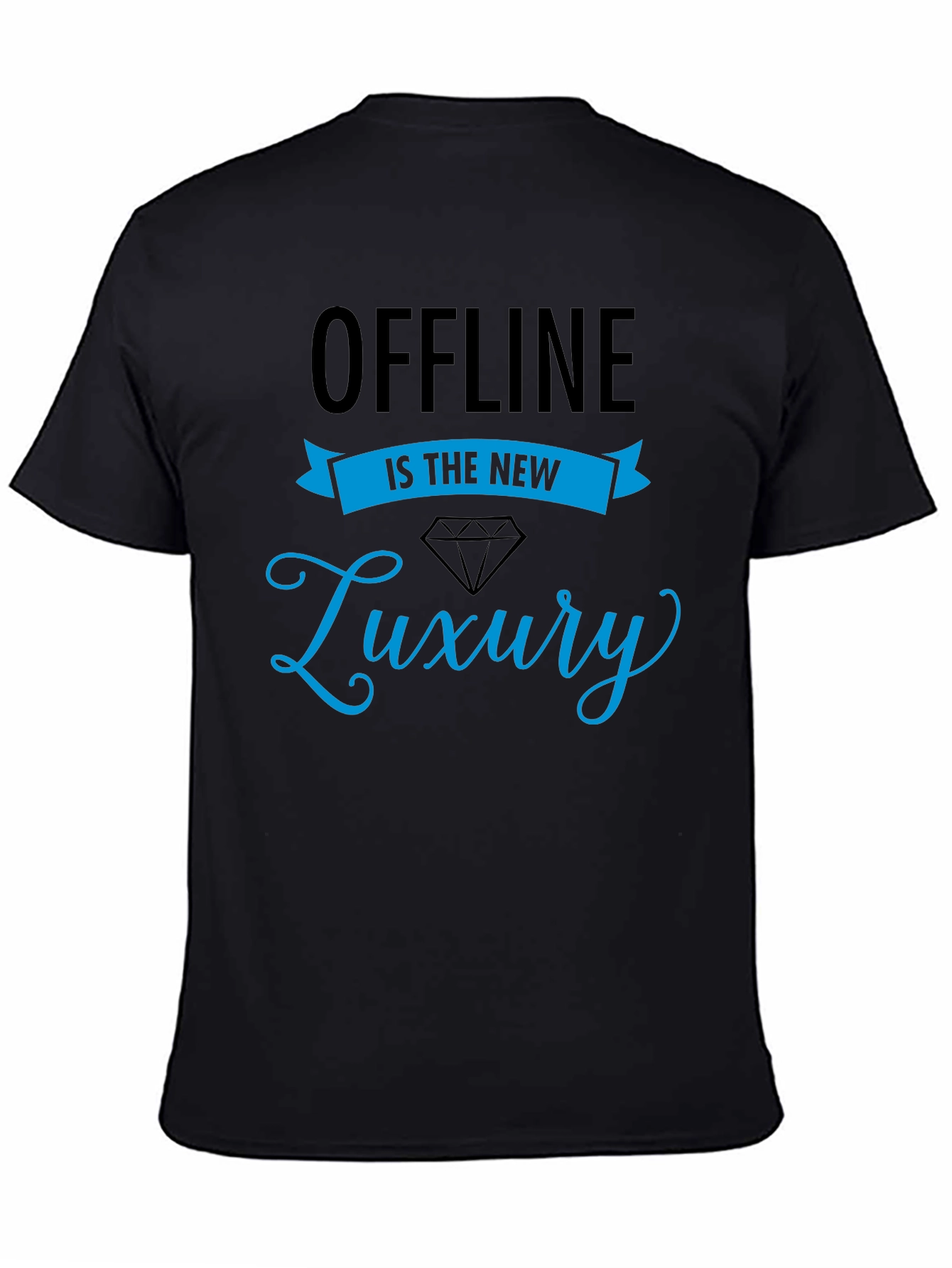 Black Offline is the New Luxury Graphic Tee view 4