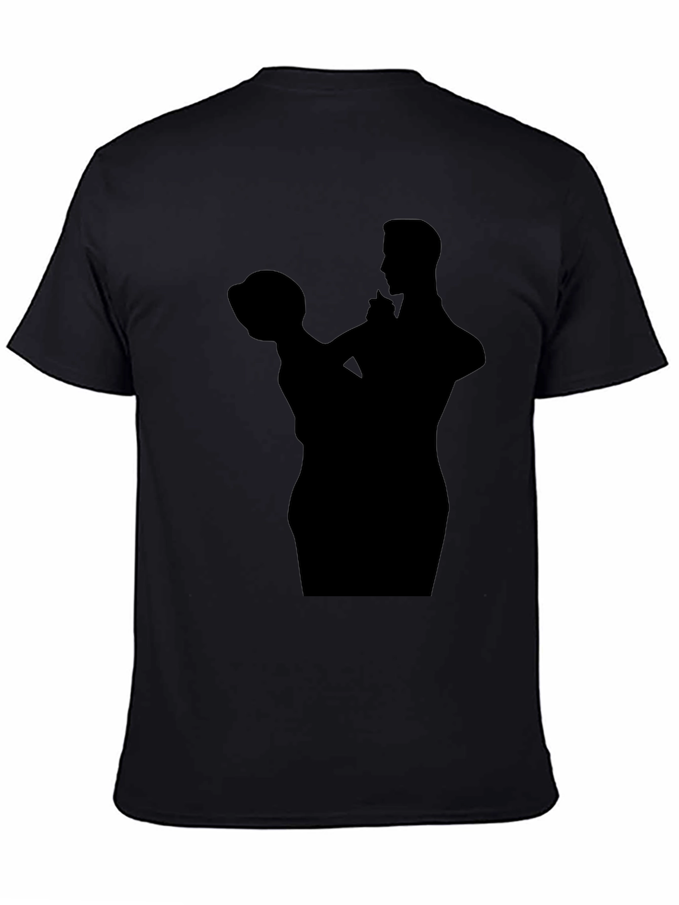 Black Silhouette Dance Graphic Tee - Classic Black view 4