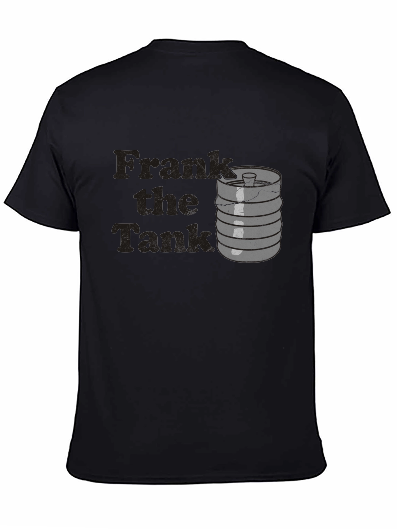 Black Frank the Tank Novelty T-Shirt view 4