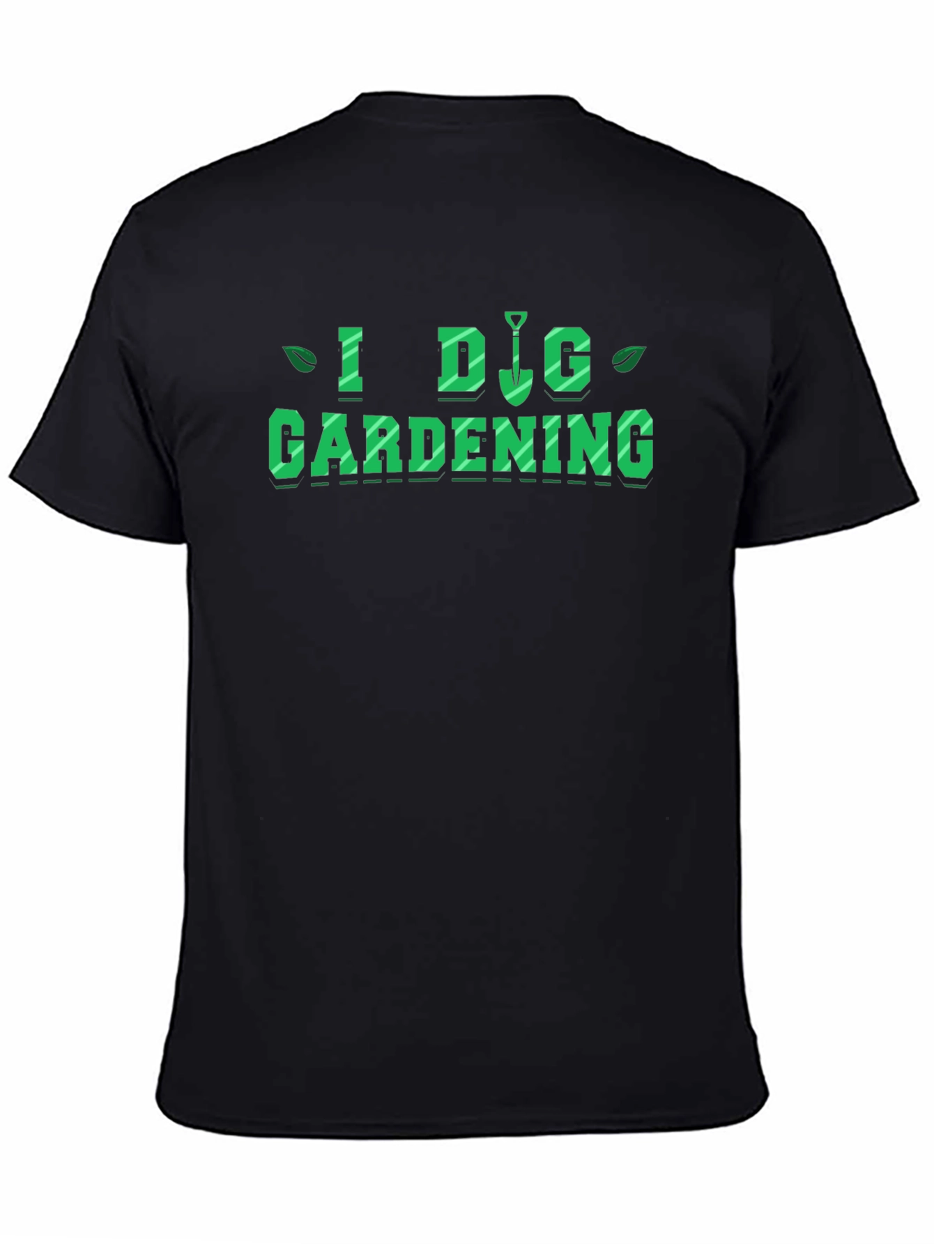 Black I Dig Gardening T-Shirt view 4
