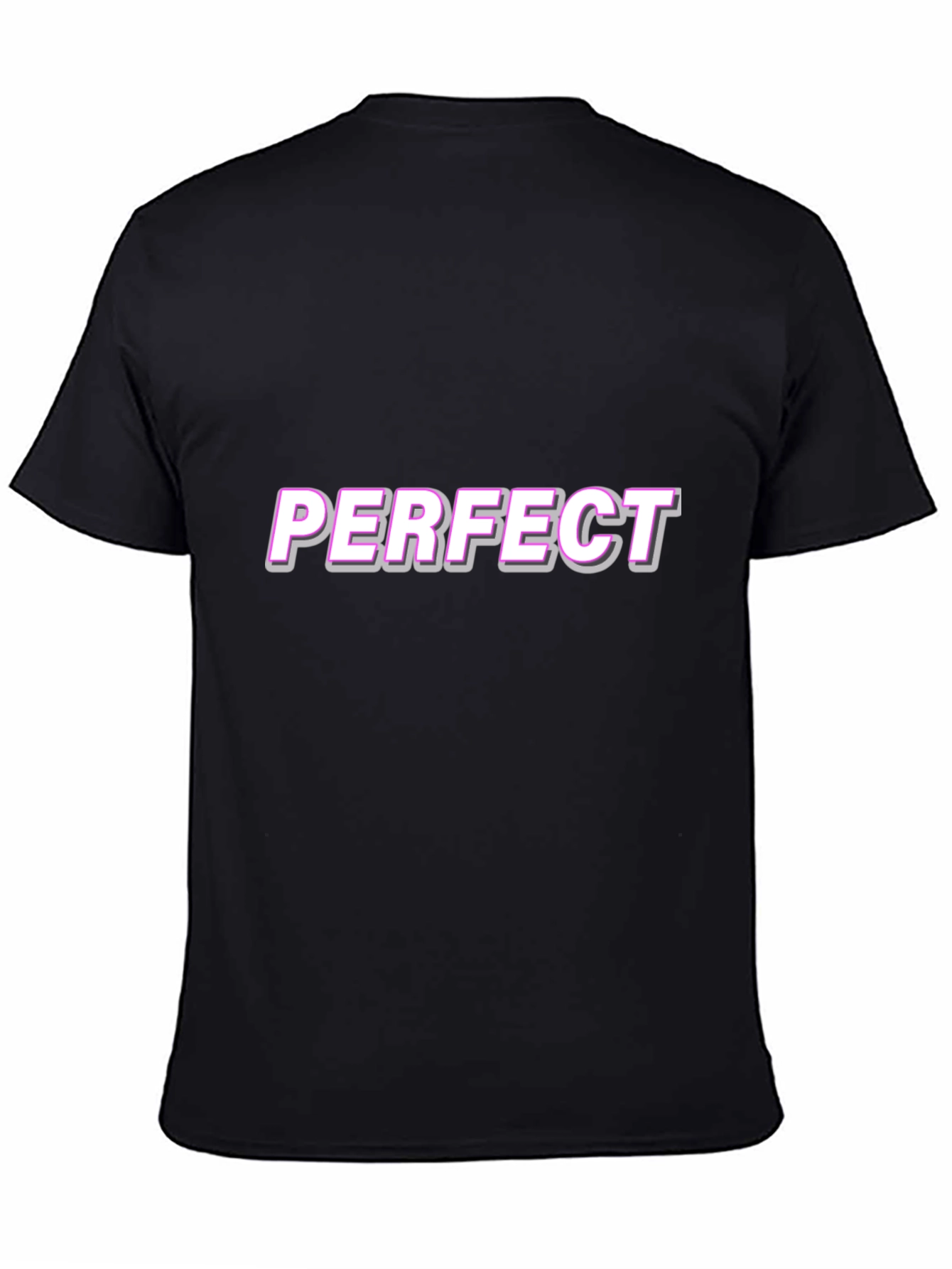 Black Perfect Graphic T-Shirt - Black view 4