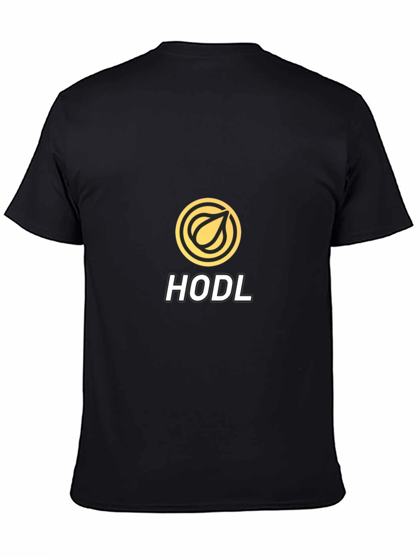 Black HODL Crypto T-Shirt - Black Bitcoin Tee view 4